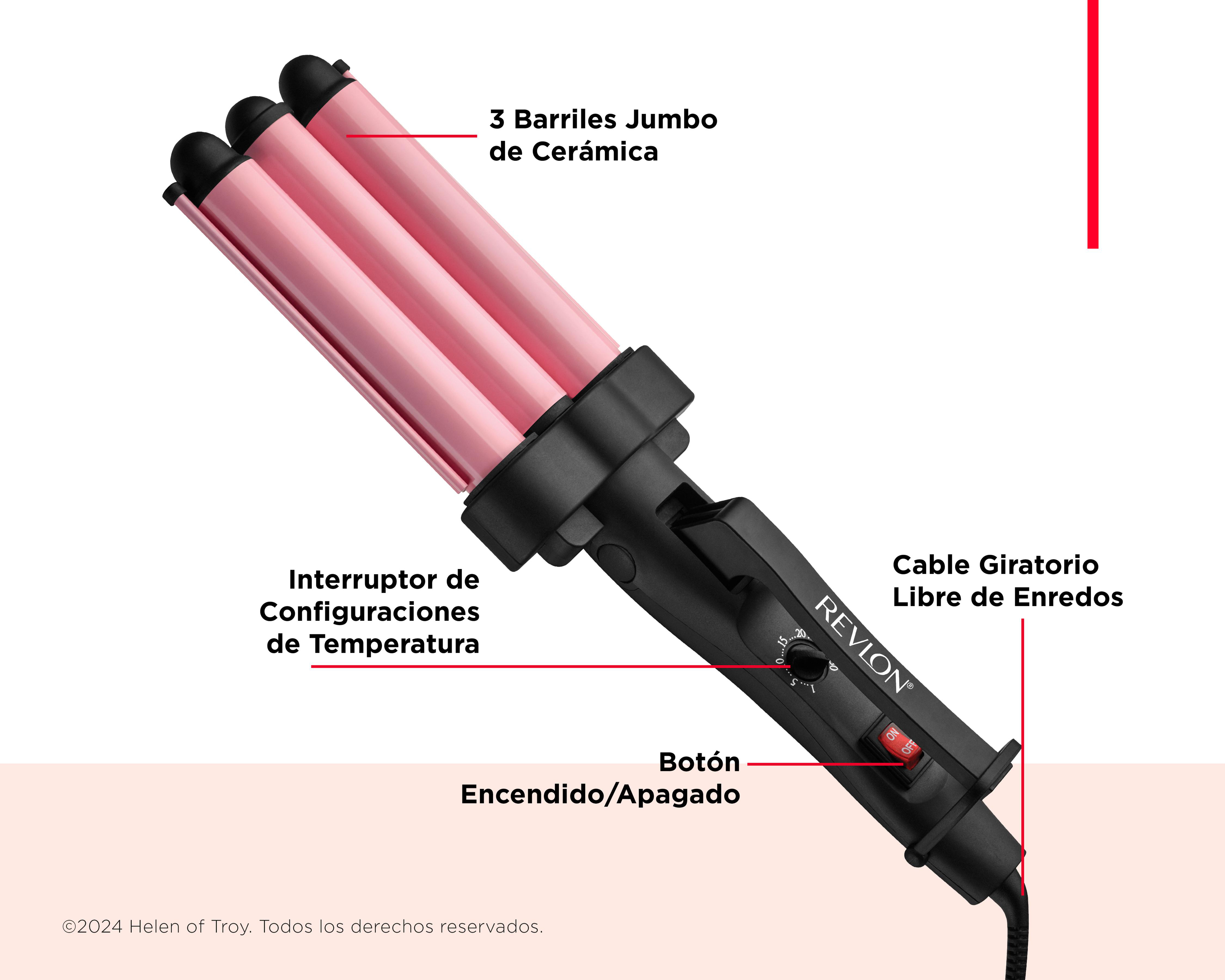 Foto 5 | Tenaza Rizadora Revlon Waflera Perfect Heat