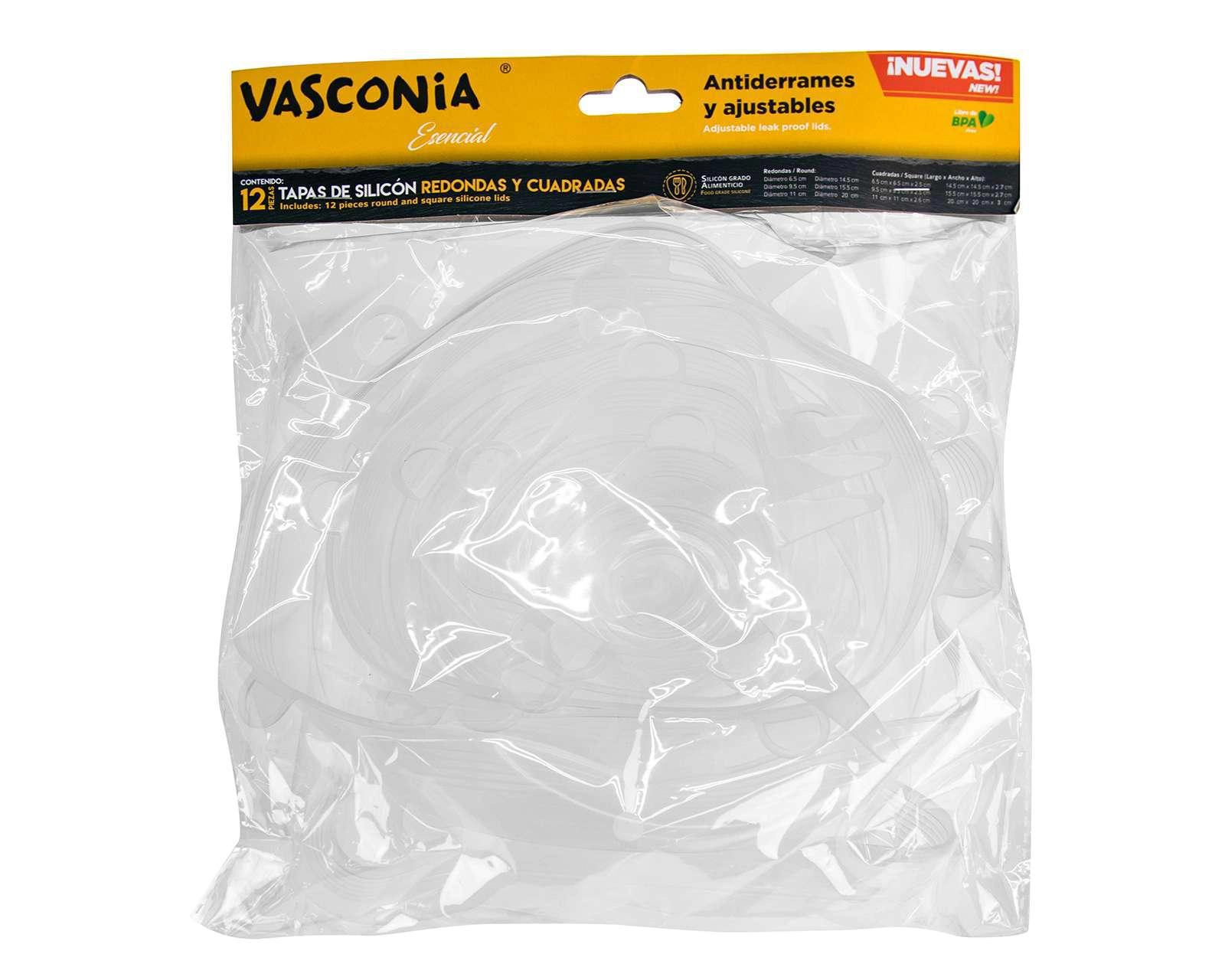 Foto 4 | Tapas de Silicón Vasconia 12 Piezas