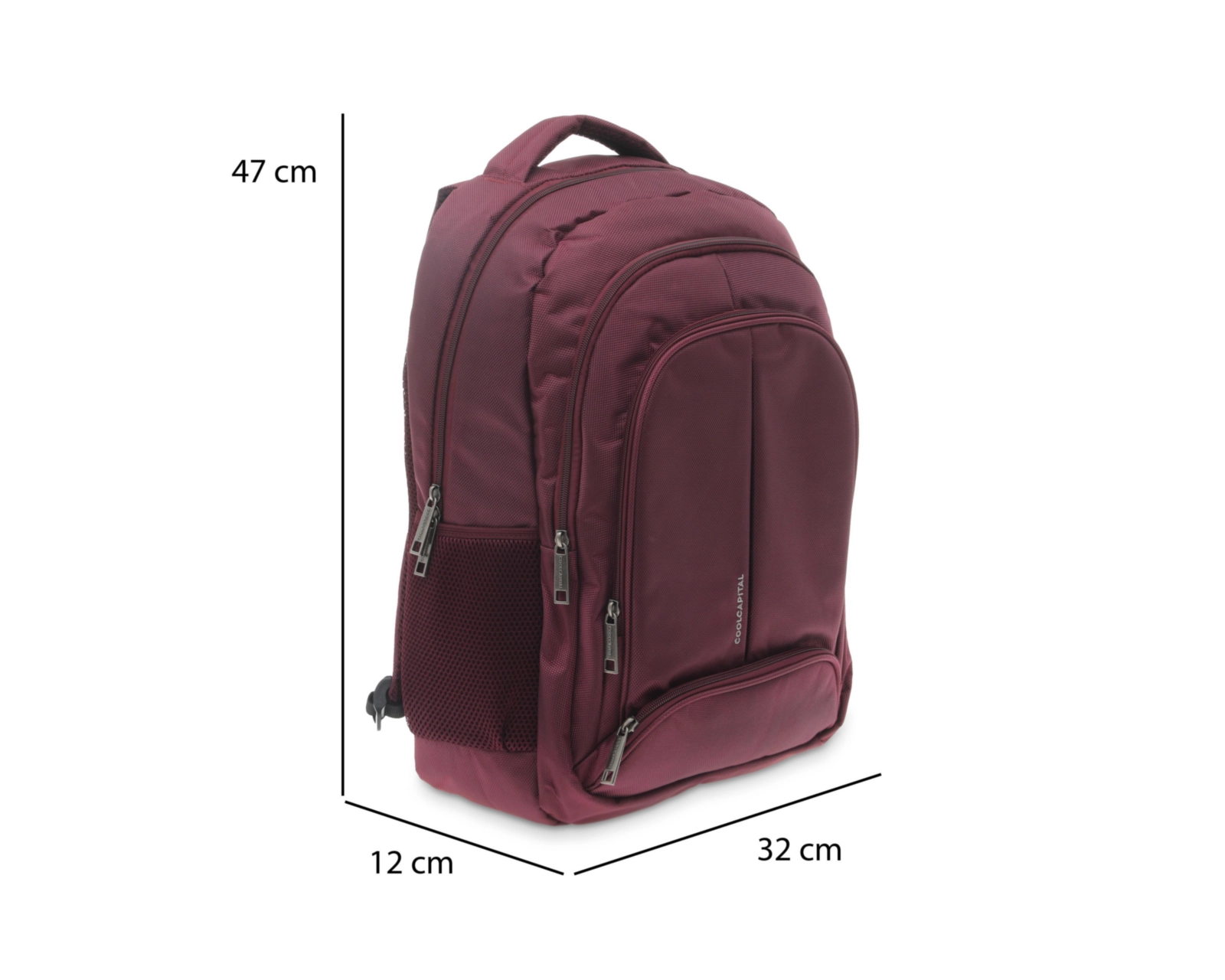 Foto 8 pulgar | Mochila para Laptop Cool Capital CC-B04153 15.6" Tinto