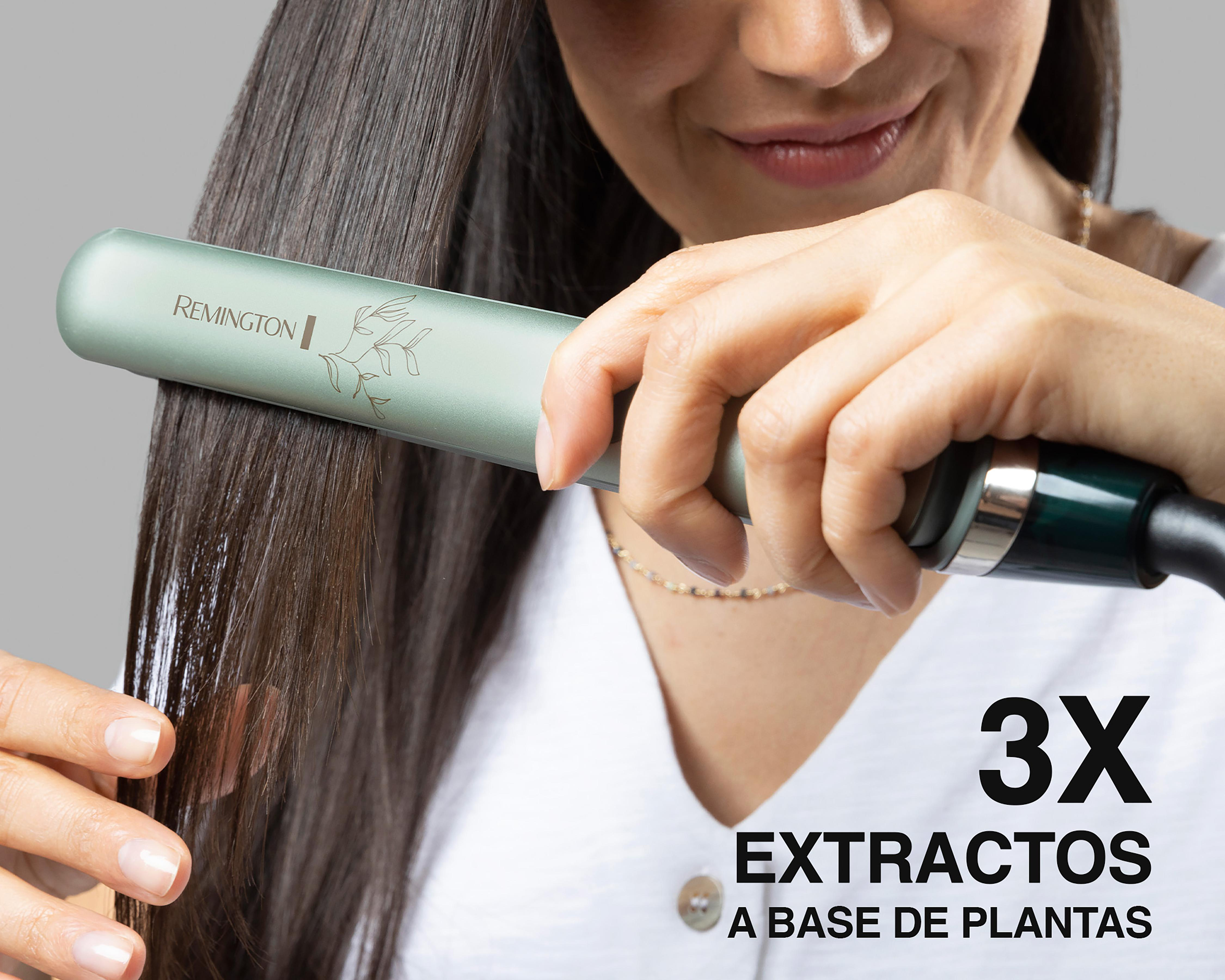 Foto 9 pulgar | Plancha de Cabello Remington Botanicals Cerámica Aloe Vera, Jojoba y Rosa Mosqueta