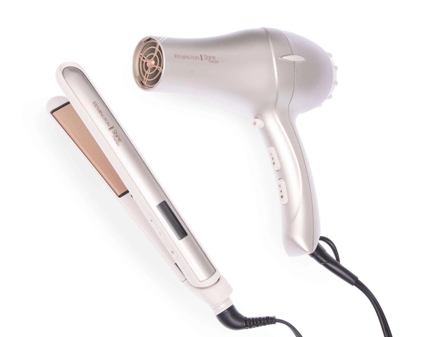 Foto 2 pulgar | Combo de Alaciadora y Secadora Remington Shine Therapy