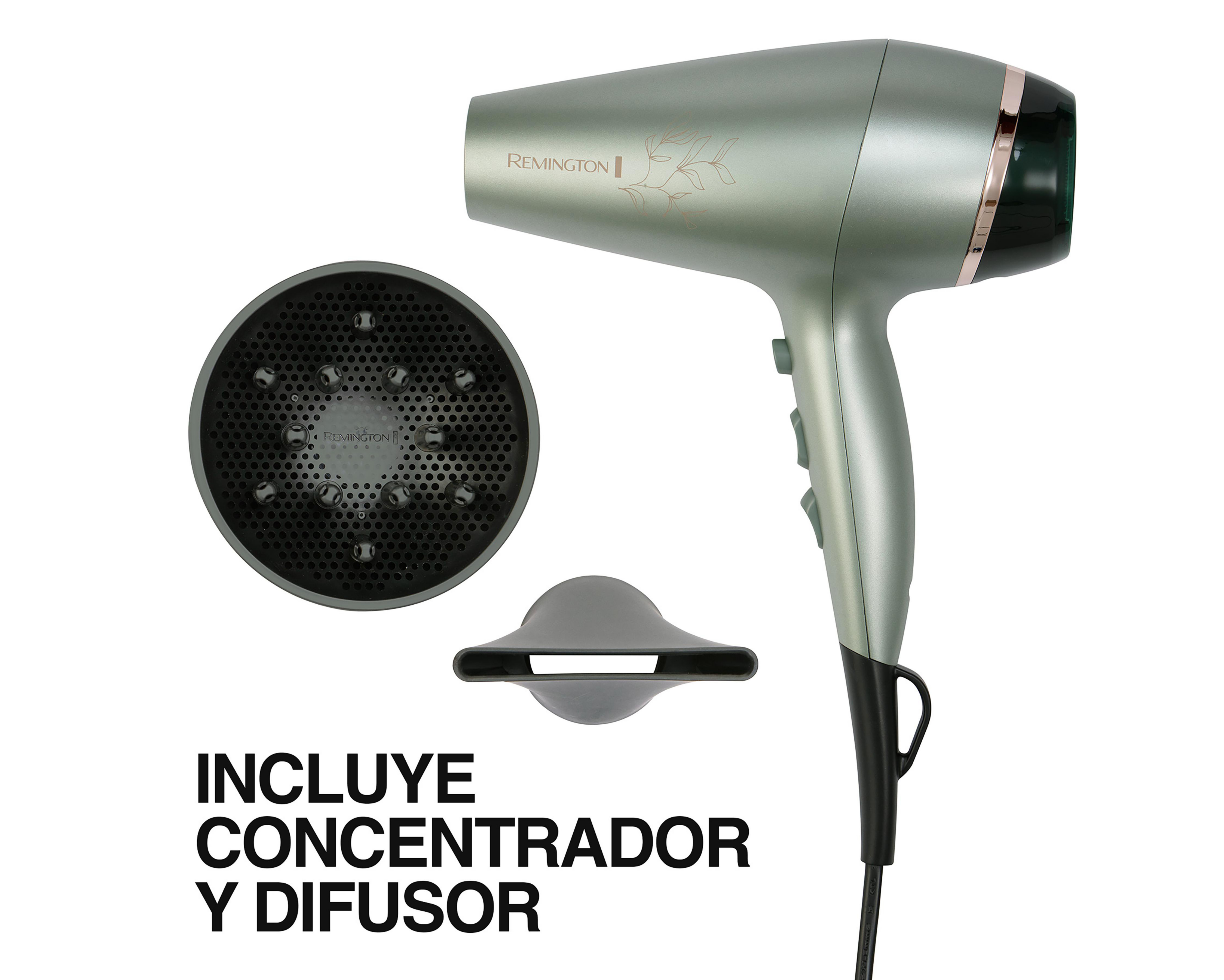 Foto 5 | Secador de Cabello Remington 1900 W Cerámica con Aloe Vera Jojoba y Rosa Mosqueta D27A-110F