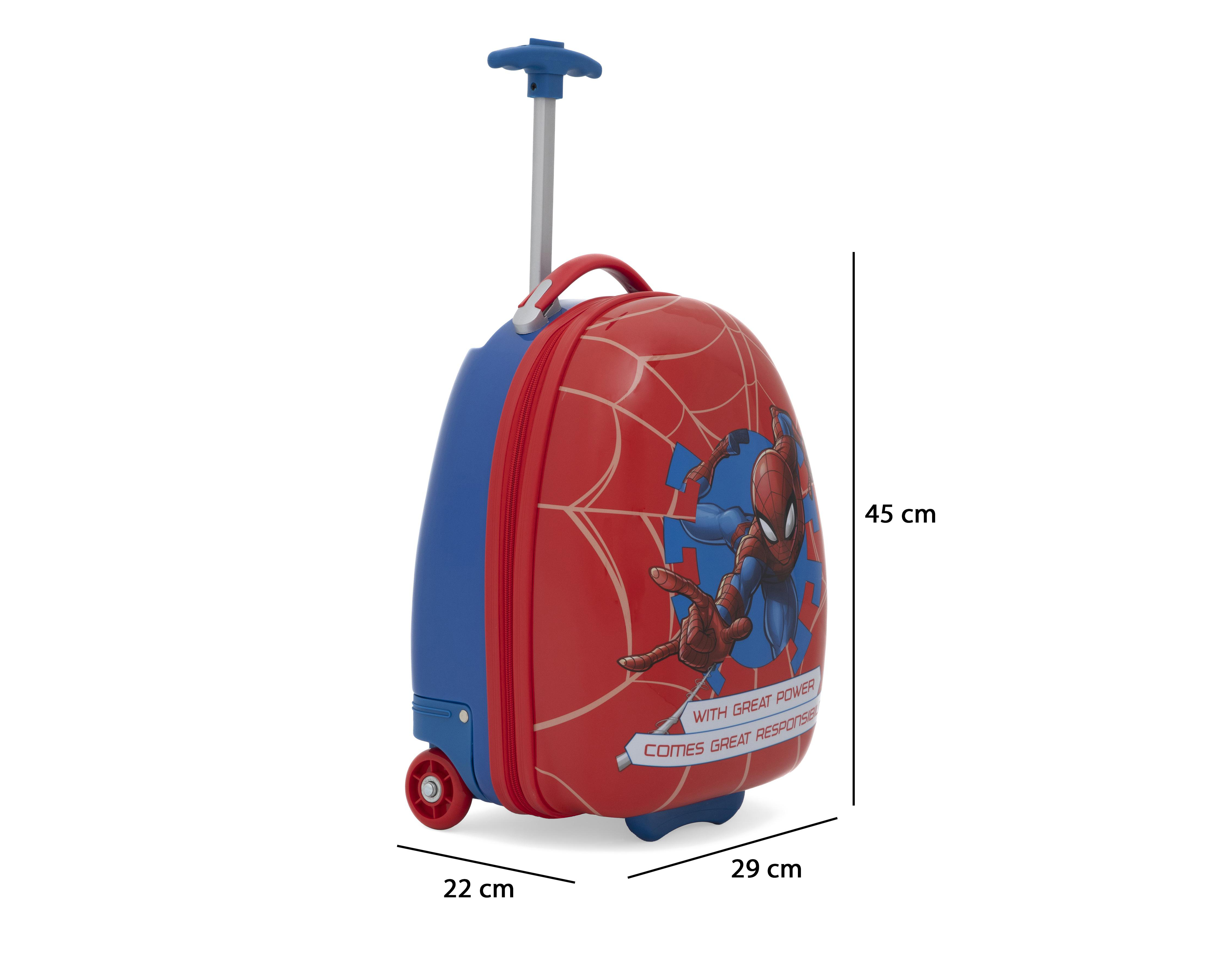 Foto 9 pulgar | Maleta con Ruedas Disney Spider-Man 18" Rojo