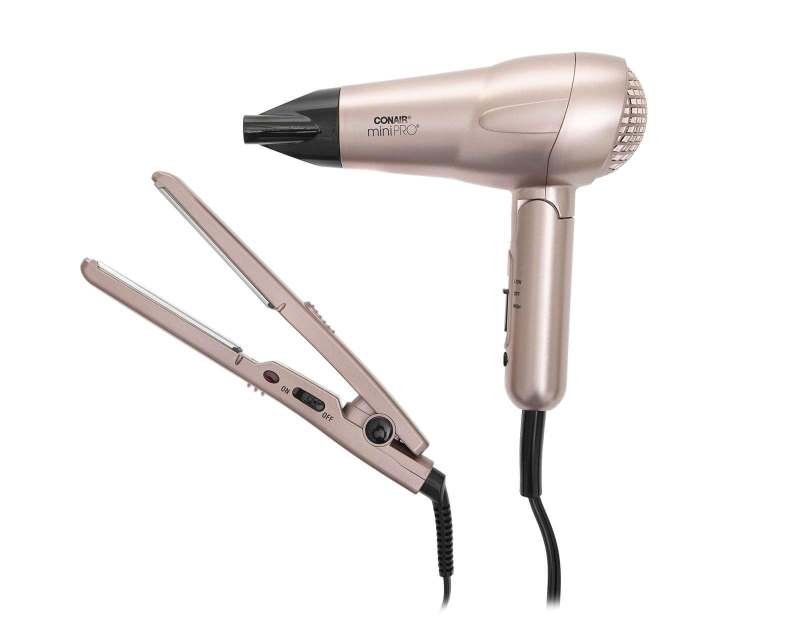 Foto 1 | Combo de Secadora y Alaciadora Conair Mini Pro de Viaje