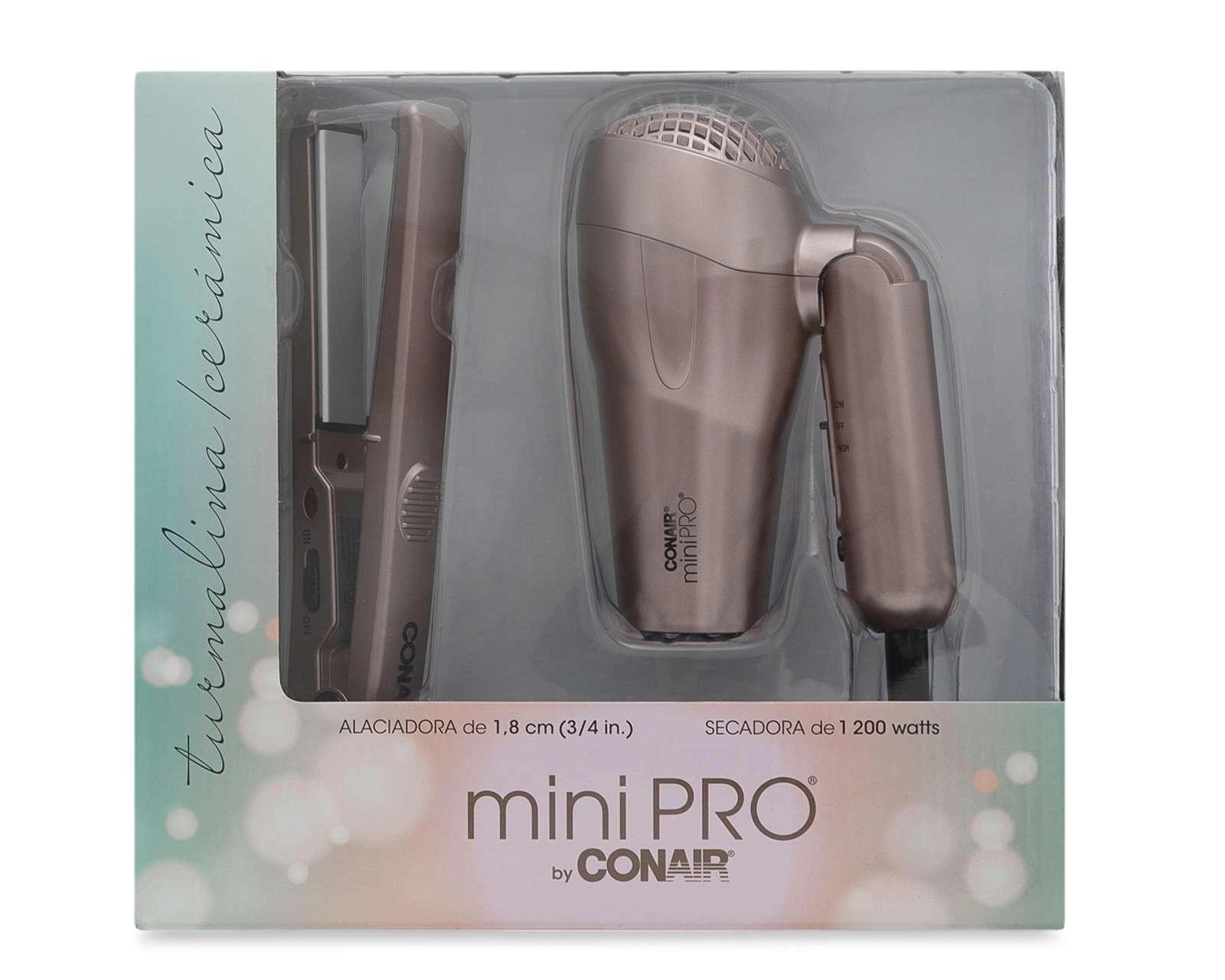 Foto 7 pulgar | Combo de Secadora y Alaciadora Conair Mini Pro de Viaje