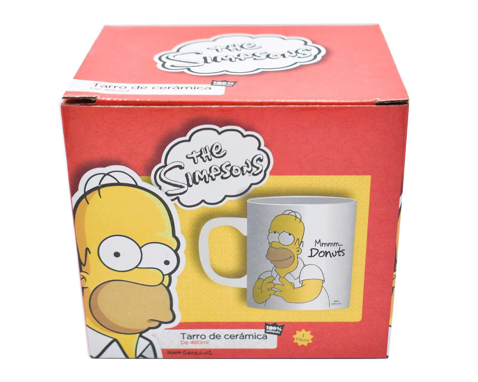 Foto 2 pulgar | Taza de Cerámica Homero Simpson 480 ml