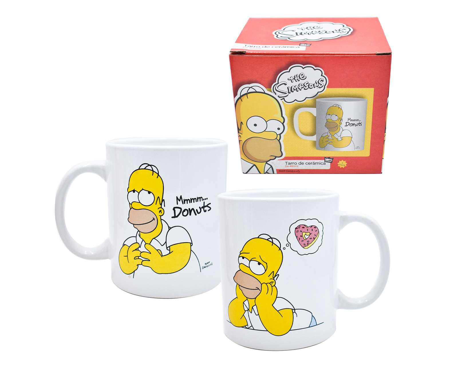 Foto 5 pulgar | Taza de Cerámica Homero Simpson 480 ml