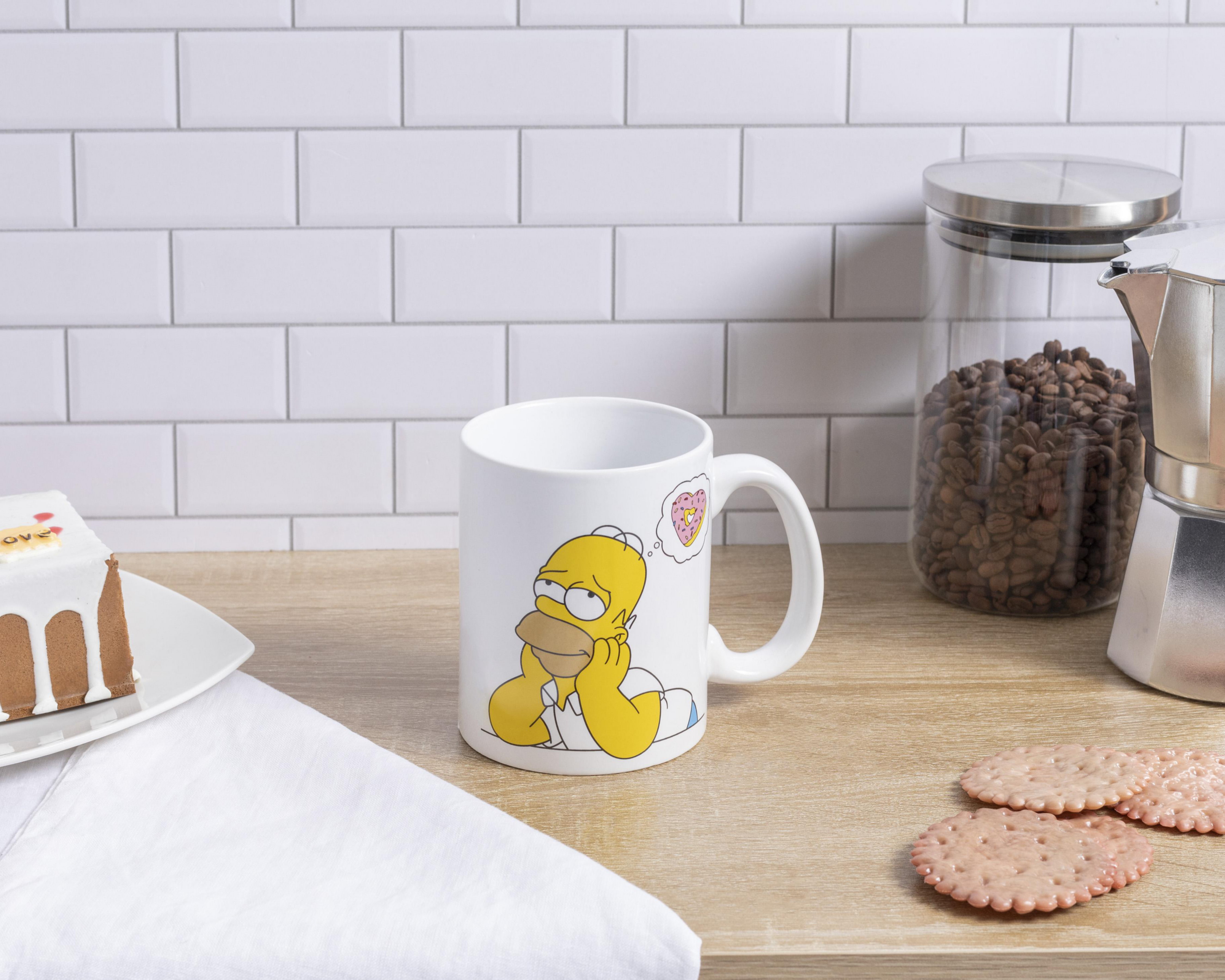 Foto 7 pulgar | Taza de Cerámica Homero Simpson 480 ml