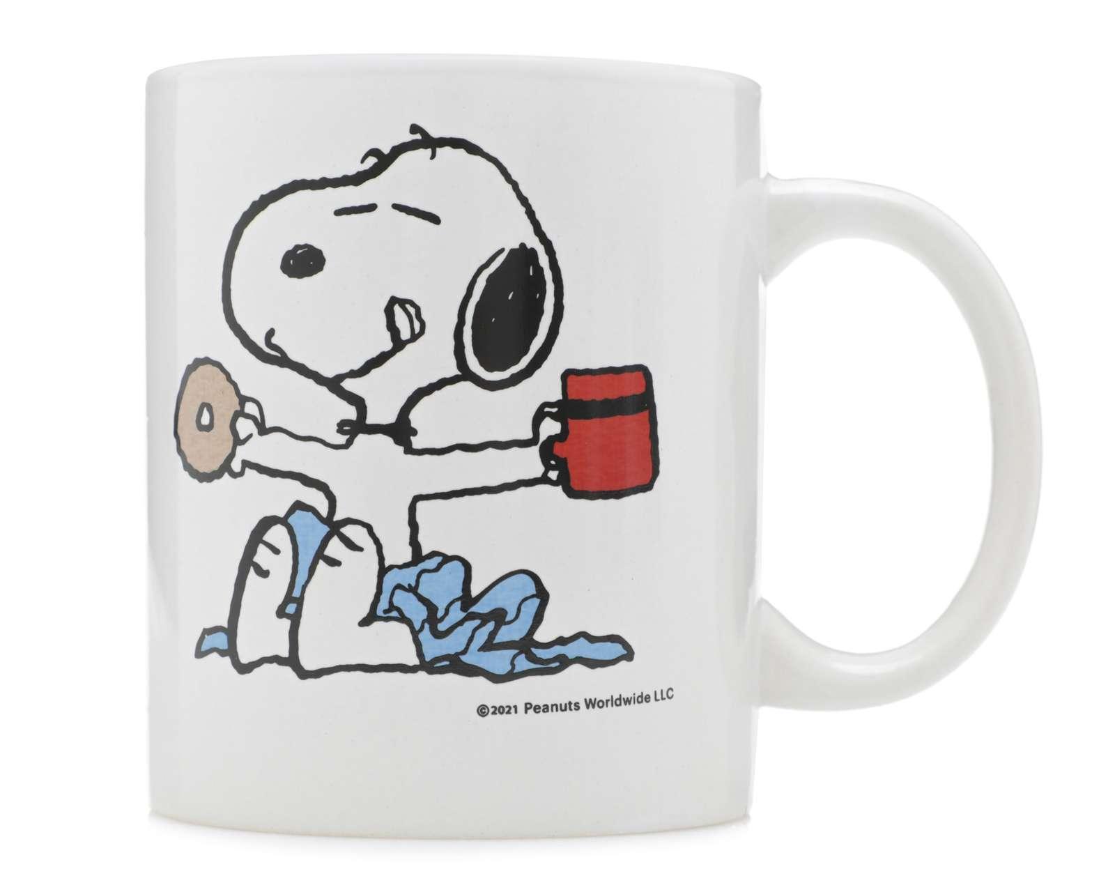 Foto 3 pulgar | Taza de Cerámica Snoopy 480 ml