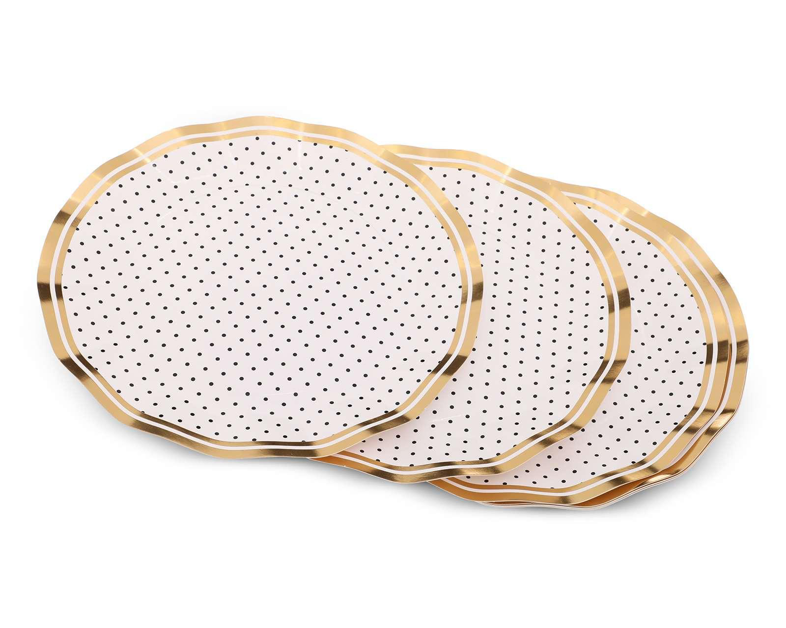 Platos de Cartón Blancos para Platillo $89