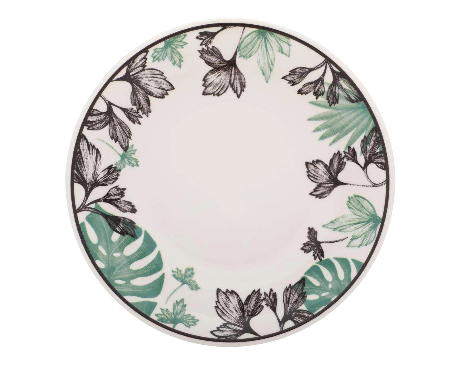 Foto 3 | Vajilla de Cerámica Beige/Verde para 4 Personas