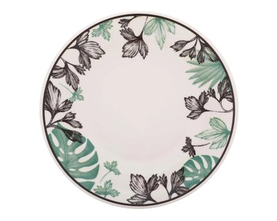 Foto 3 | Vajilla de Cerámica Beige/Verde para 4 Personas