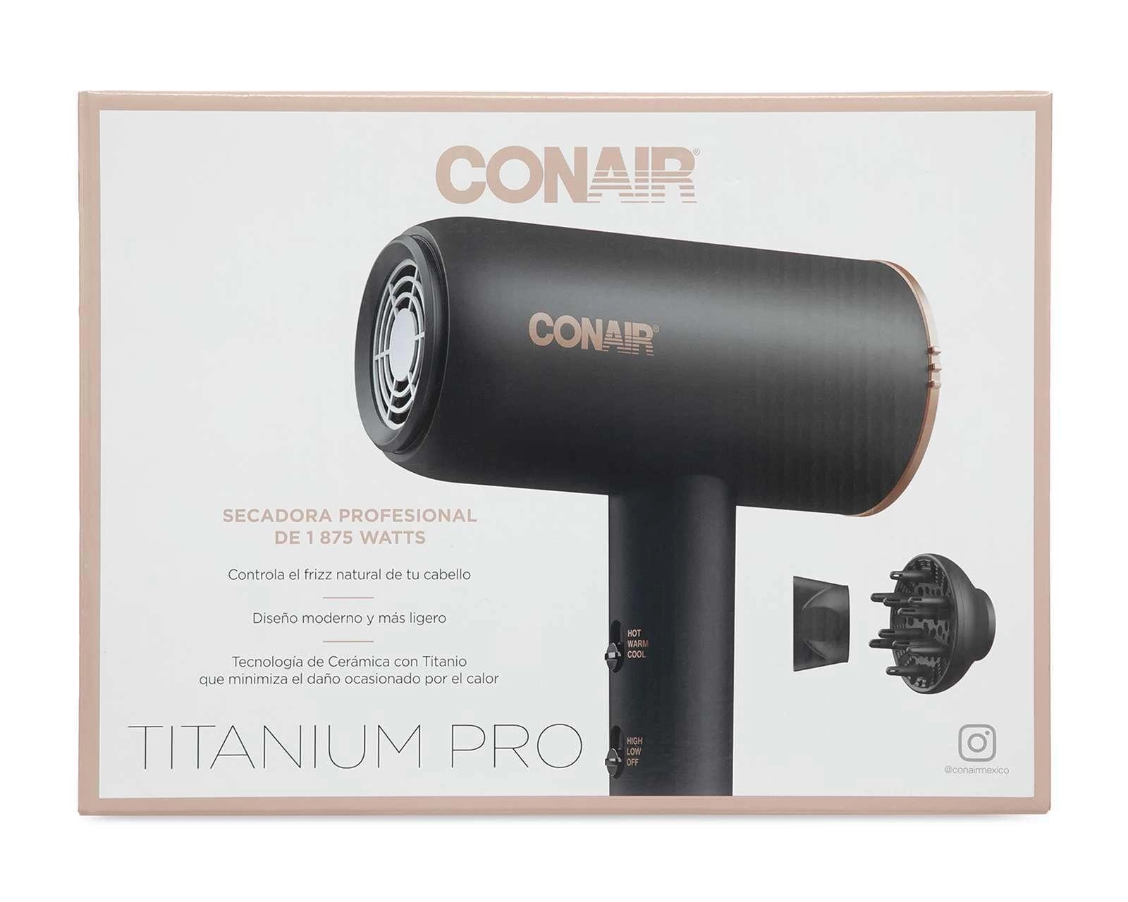 Foto 6 pulgar | Secadora de Cabello Conair Titanium Pro 2 Velocidades