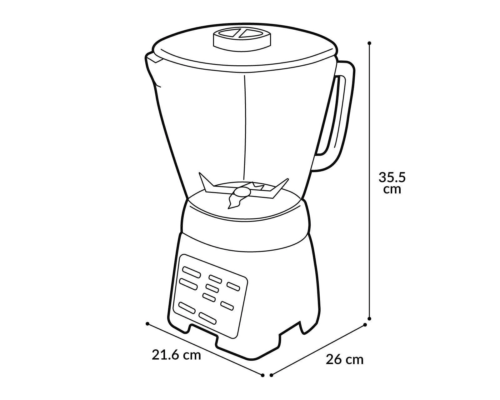 Foto 5 | Licuadora Oster Reversible 6 Velocidades Vaso de Vidrio