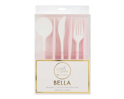 Foto 3 | Cubiertos Reutilizables Bella 24 Piezas