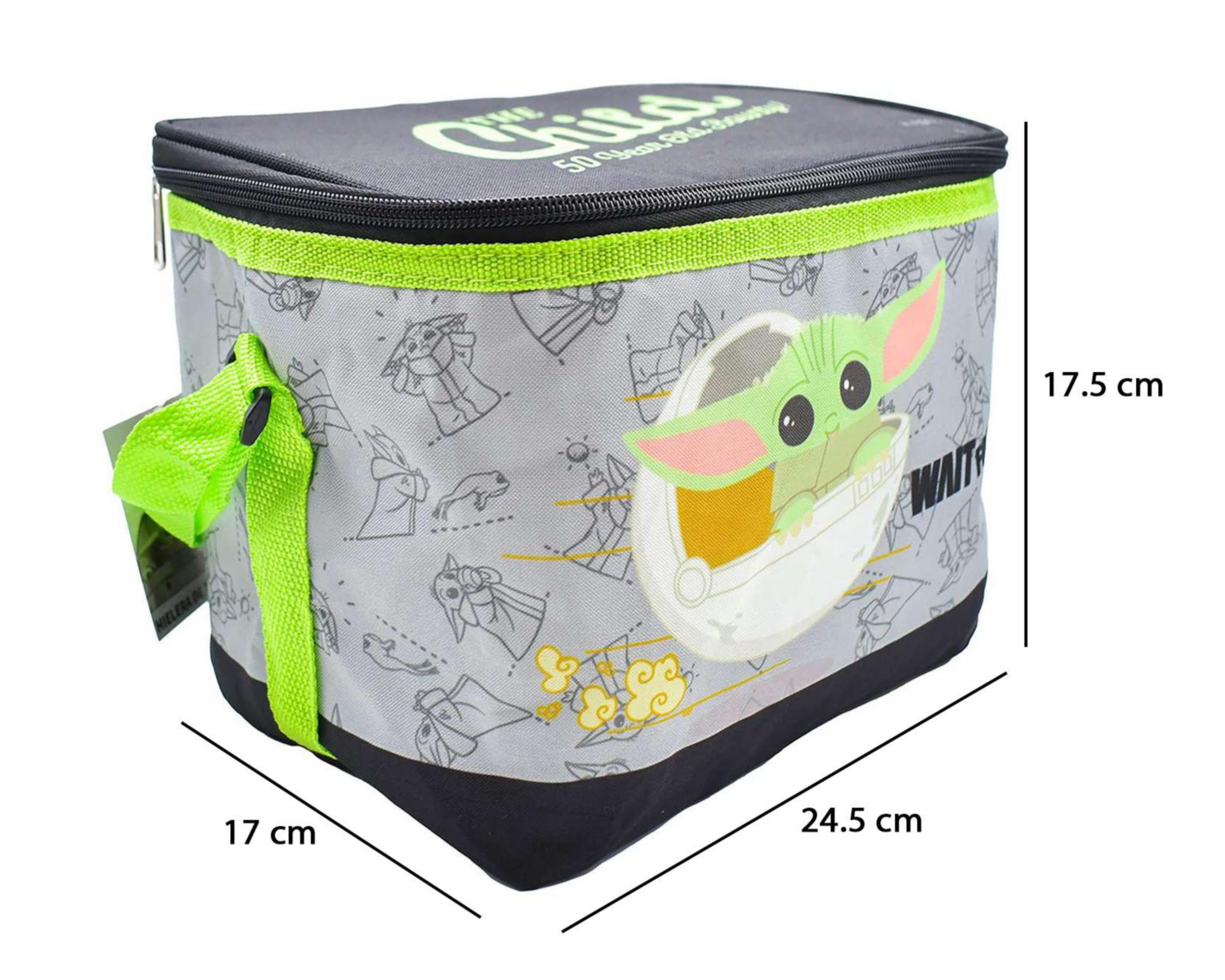 Foto 6 | Lonchera Fun Kids Mandalorian Gris