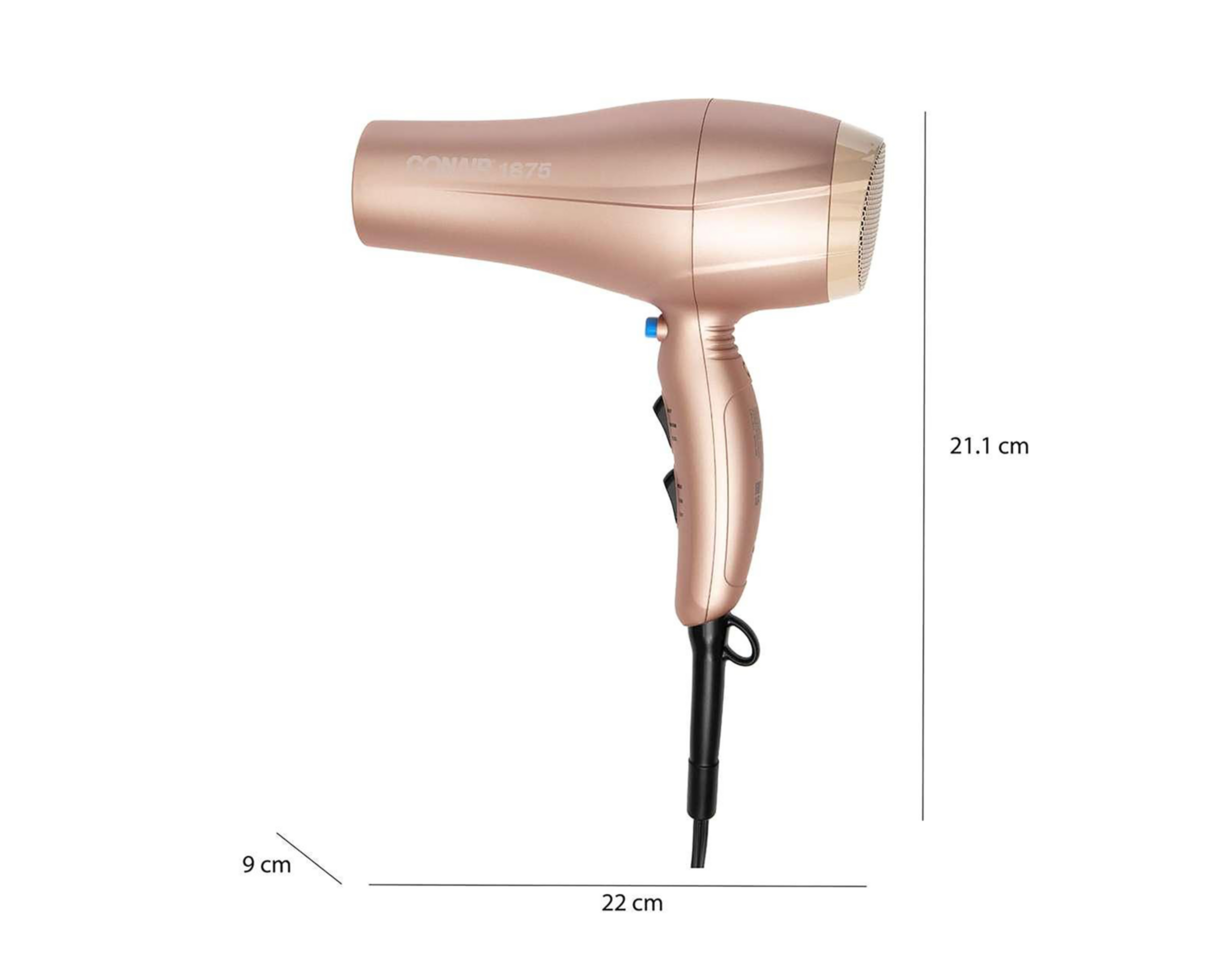 Foto 8 pulgar | Secadora de Cabello Conair 565SES 2 Velocidades