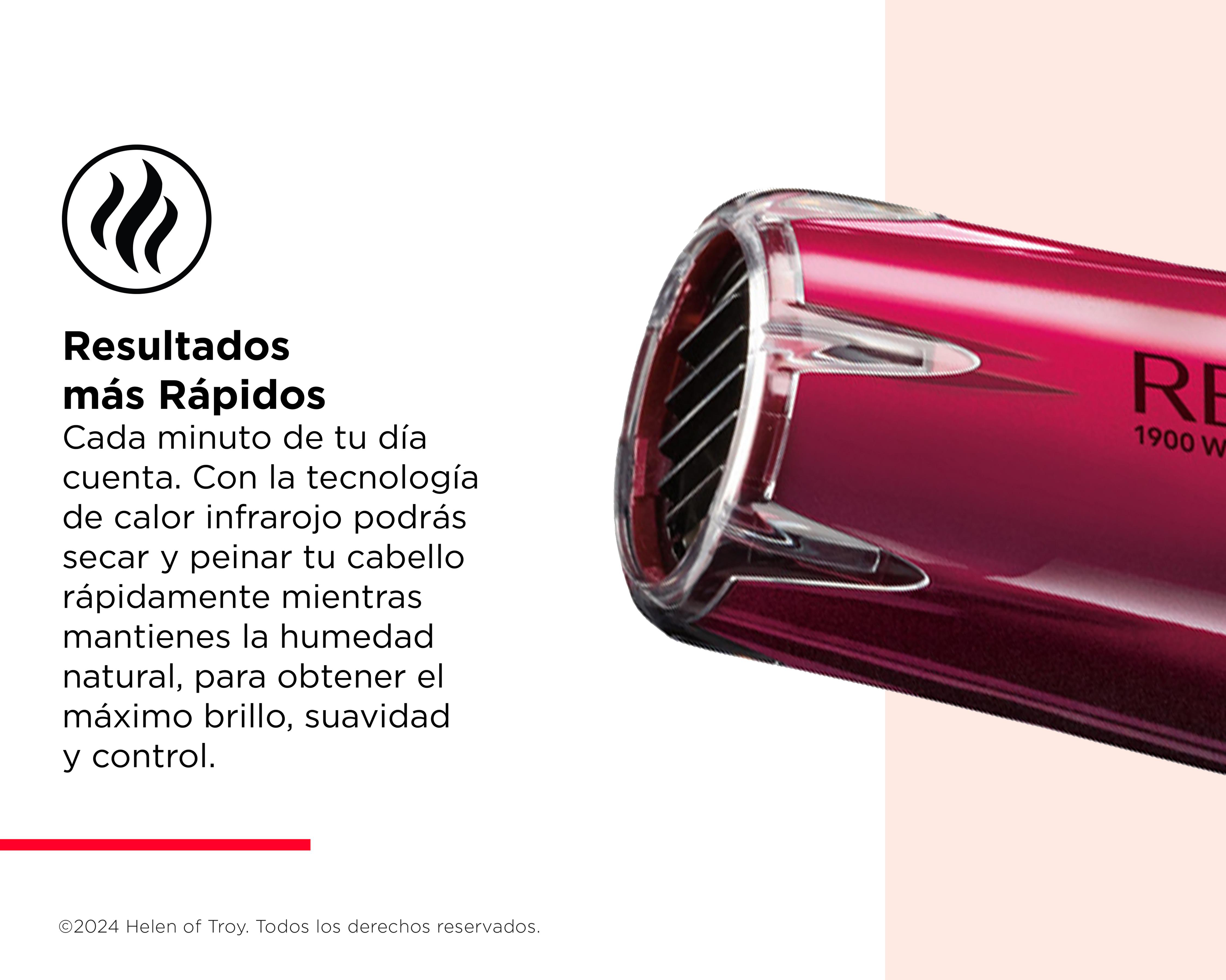 Foto 6 pulgar | Secadora de Cabello Revlon Volumzer Turbo 2 Velocidades