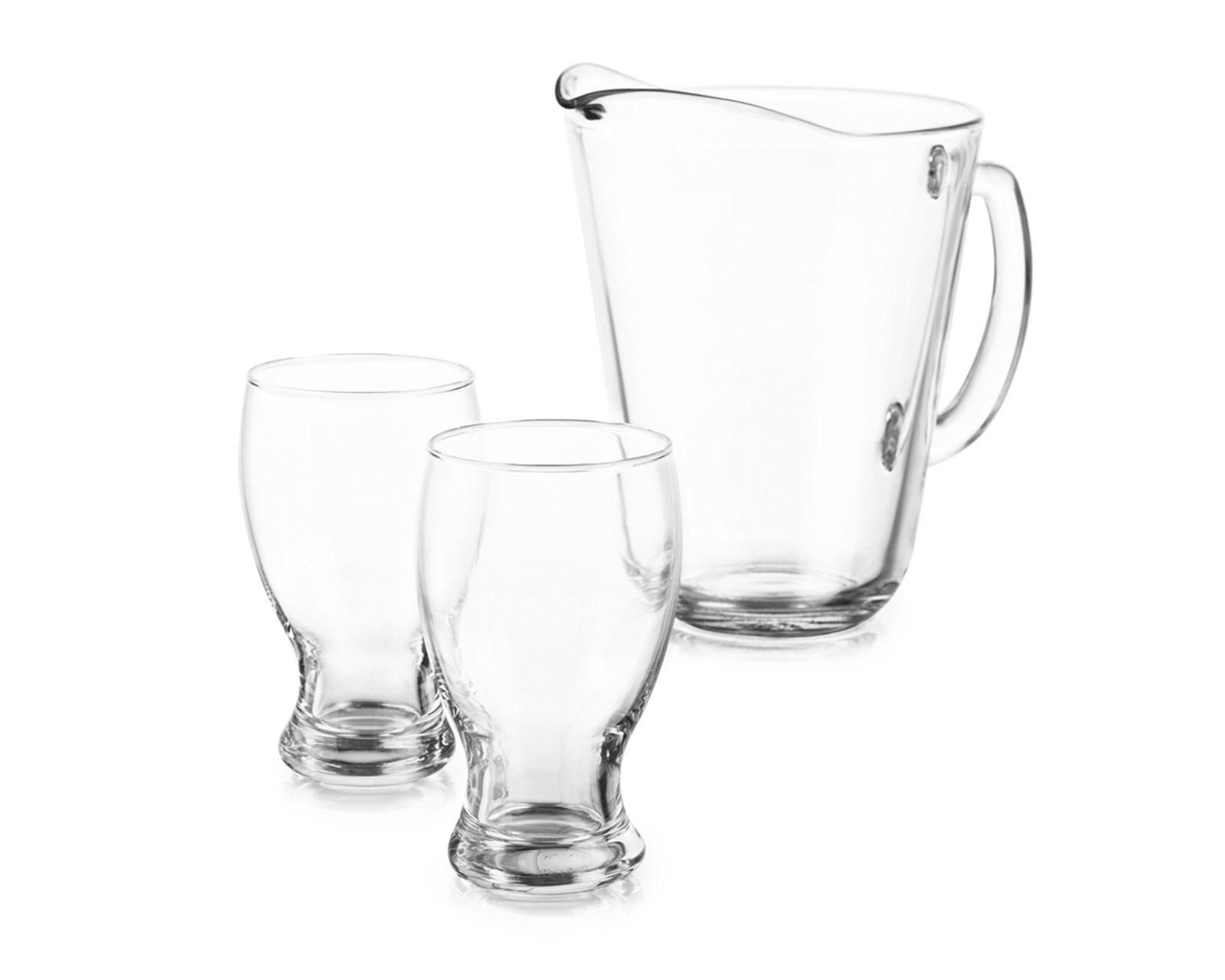Foto 3 pulgar | Vaso de Vidrio Crisa 5 Piezas