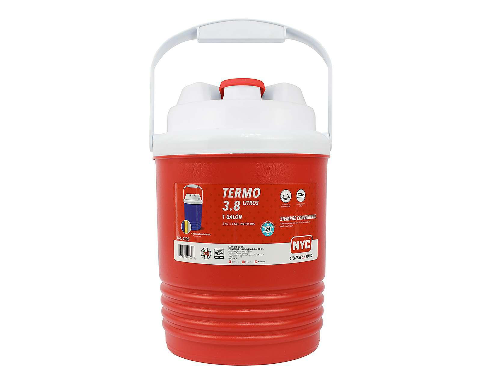 Foto 2 pulgar | Termo NYC 3.8 L