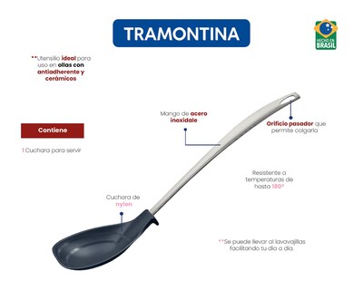Foto 6 | Cucharón Tramontina de Acero Inoxidable