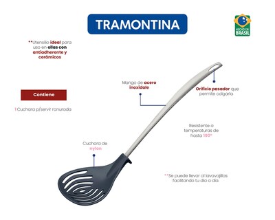 Foto 5 | Espumadera Tramontina de Acero Inoxidable