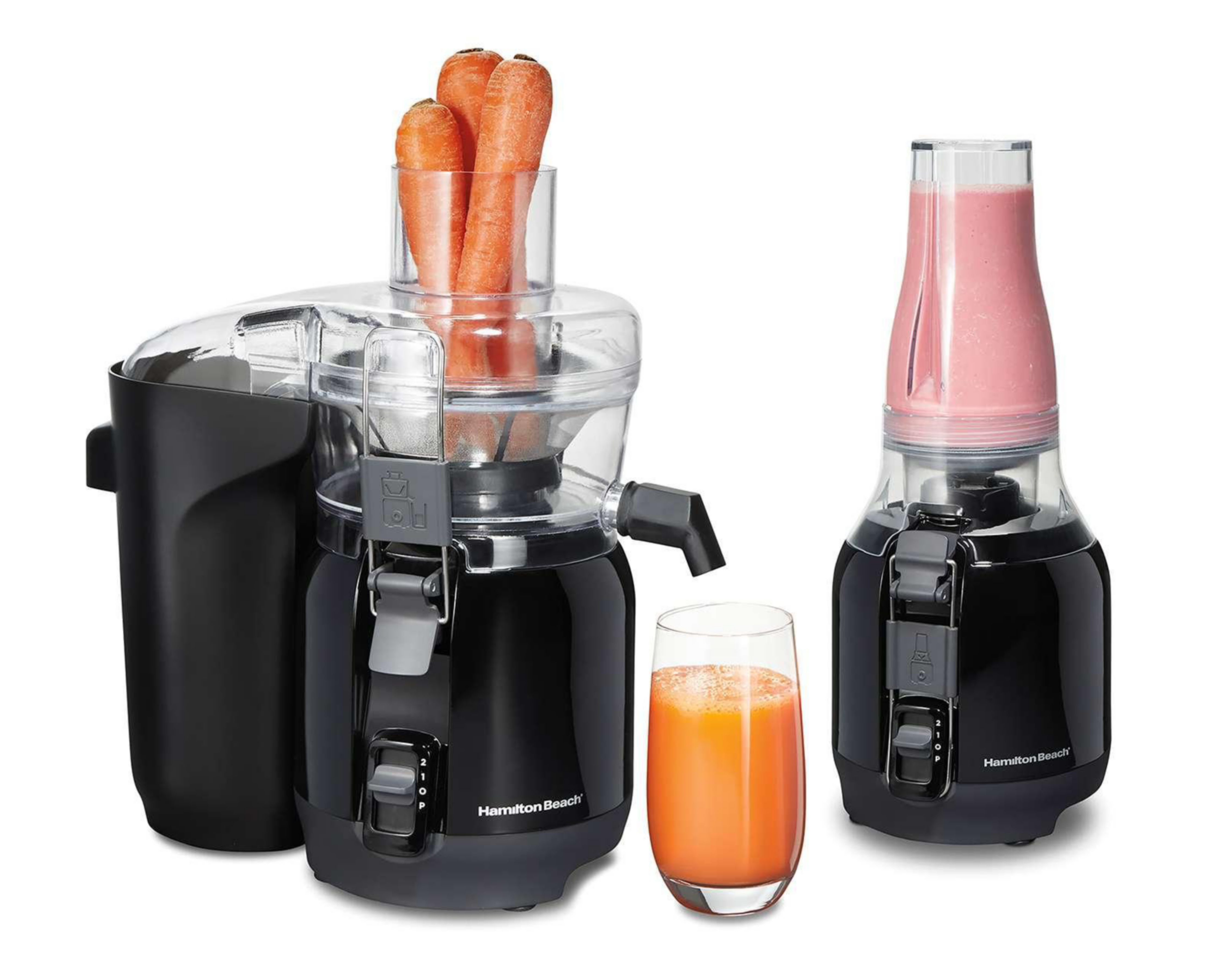 Foto 4 pulgar | Extractor de Jugo Hamilton Beach 2 Velocidades 800 W