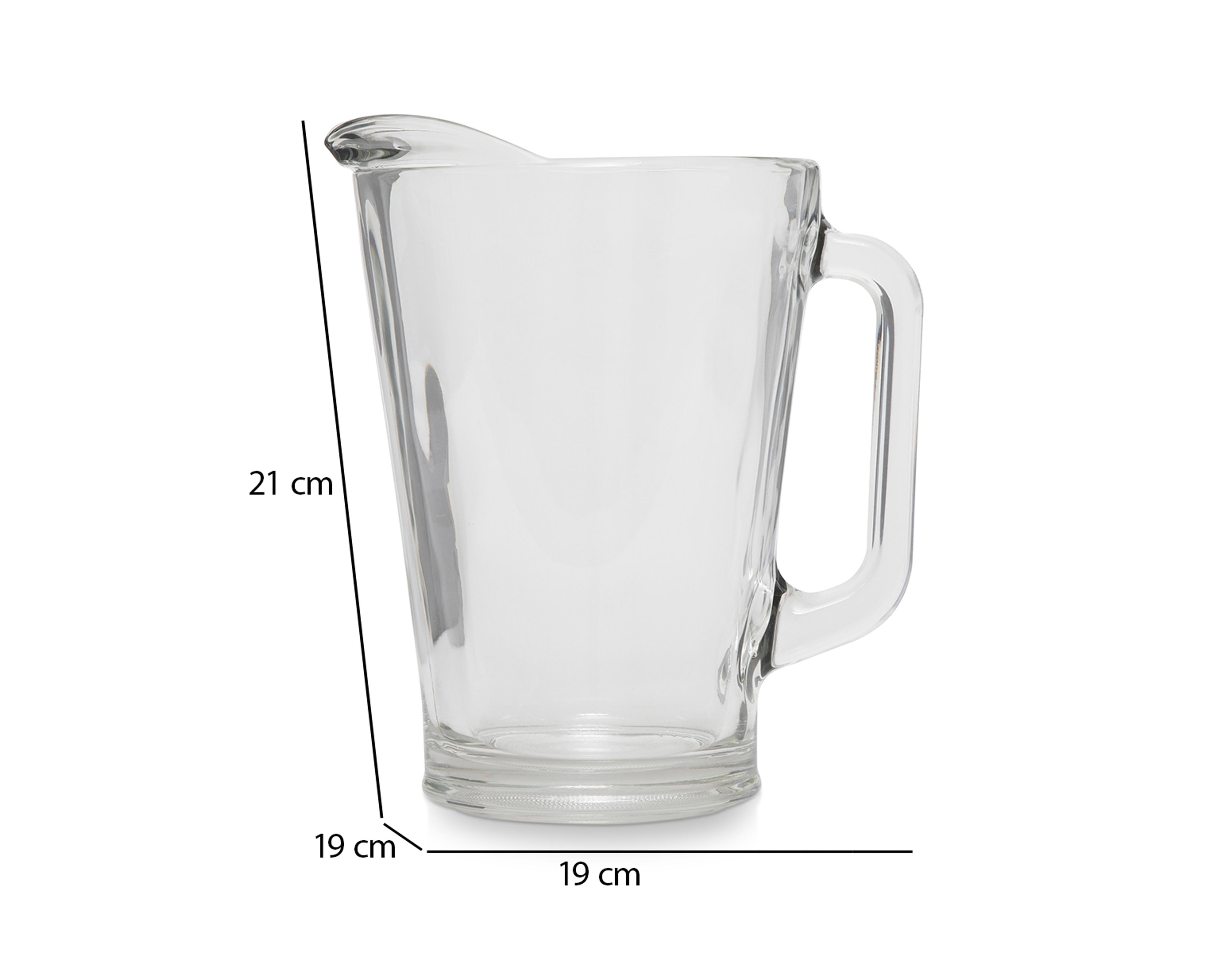 Foto 5 pulgar | Jarra de Cristal Crisa 1.77 L