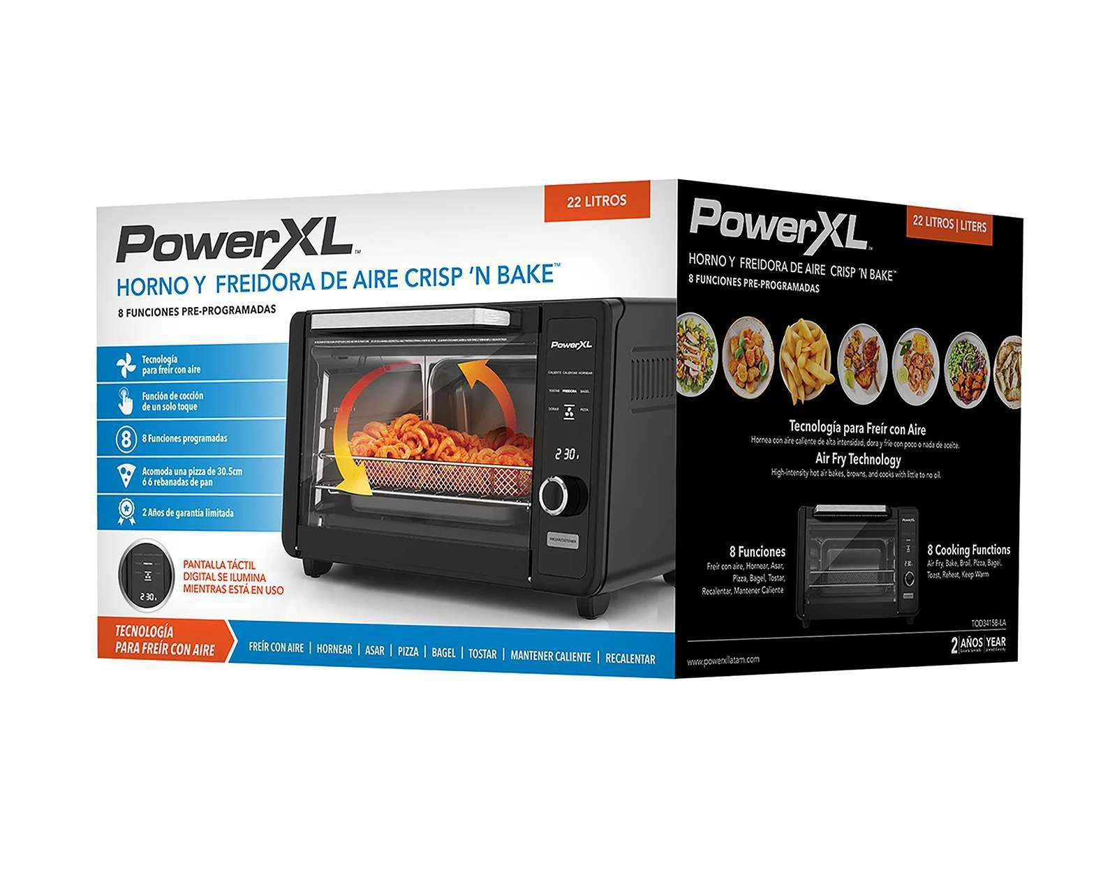 Foto 4 pulgar | Horno y Freidora de Aire PowerXL Crisp ´N Bake 22 L