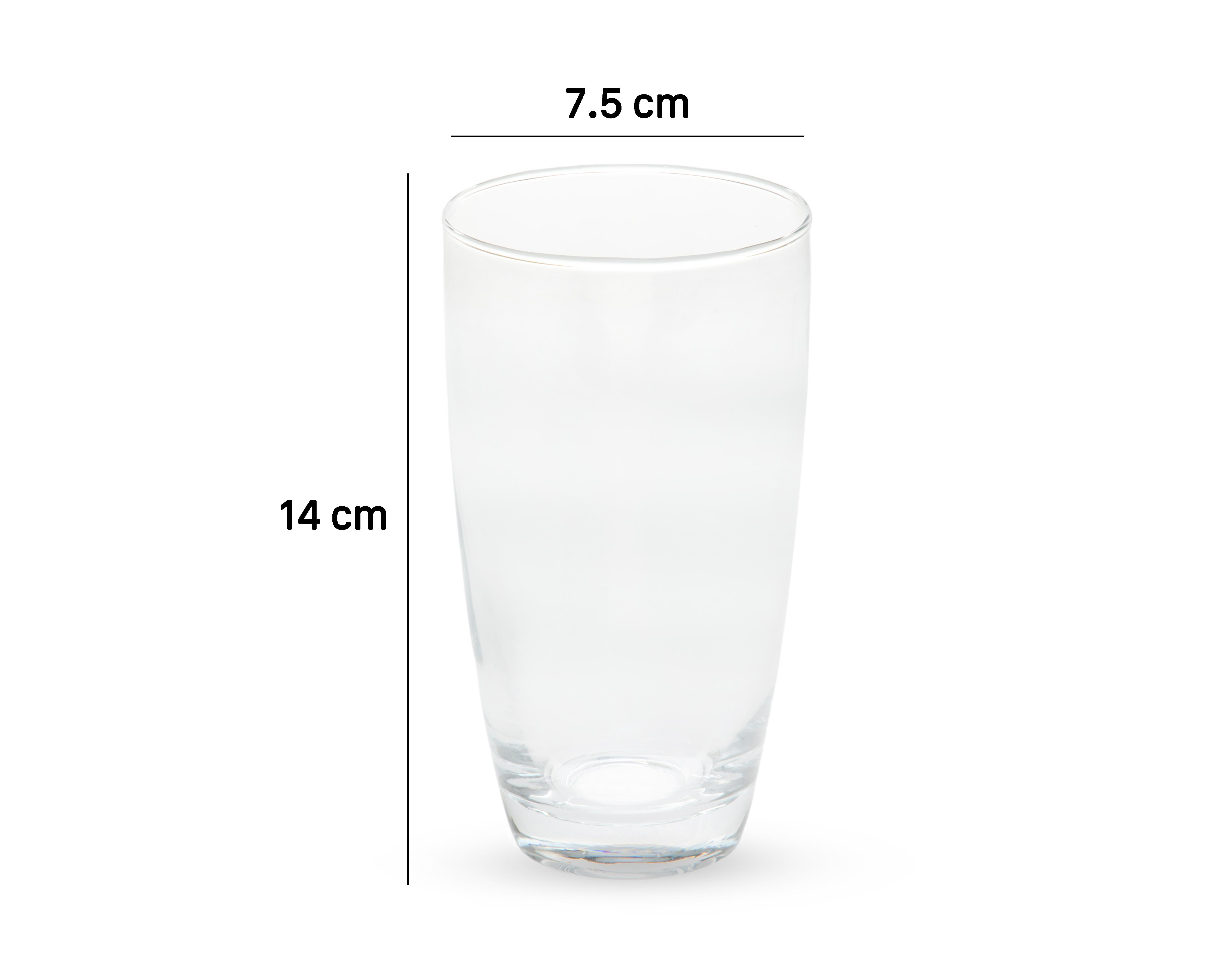 Foto 5 | Vaso de Vidrio Glazé 6 Piezas