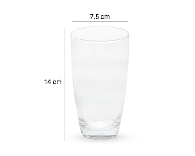 Foto 5 | Vaso de Vidrio Glazé 6 Piezas