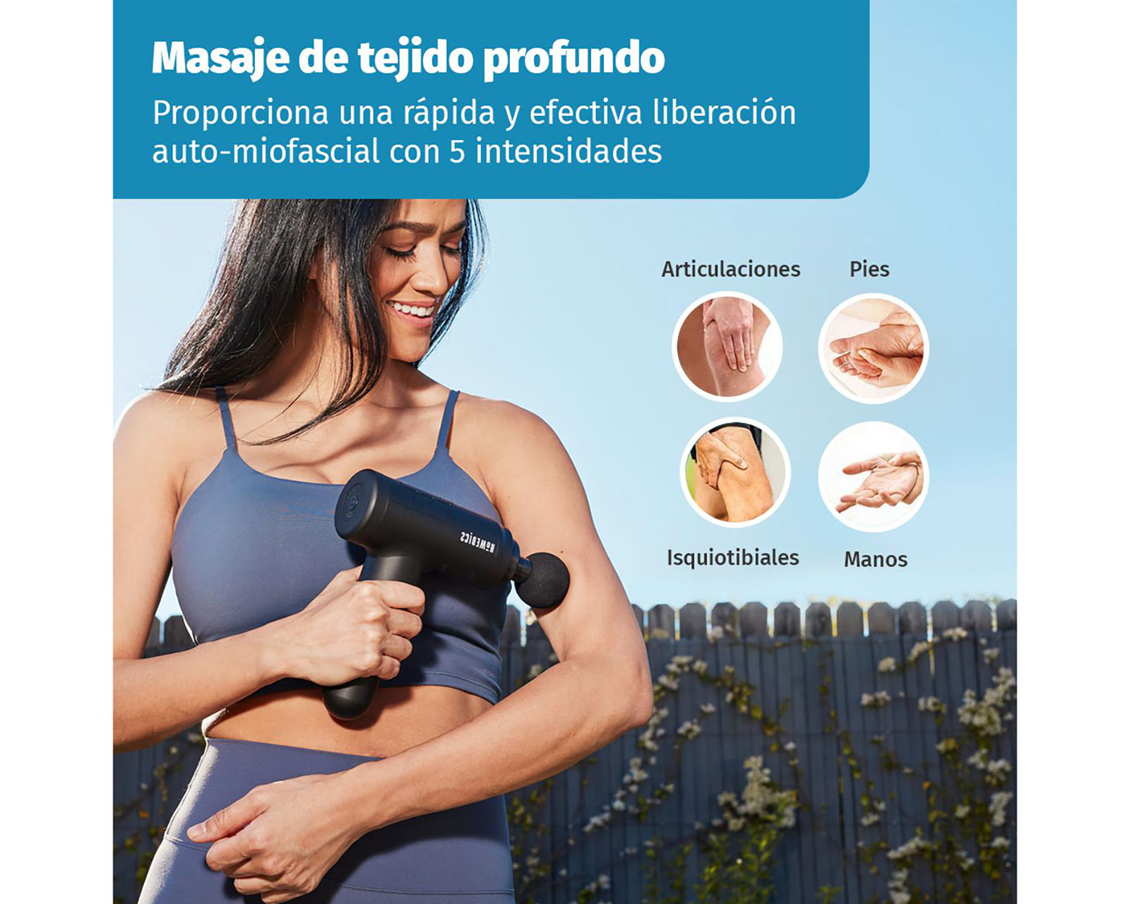 Foto 10 pulgar | Masajeador Homedics Recargable