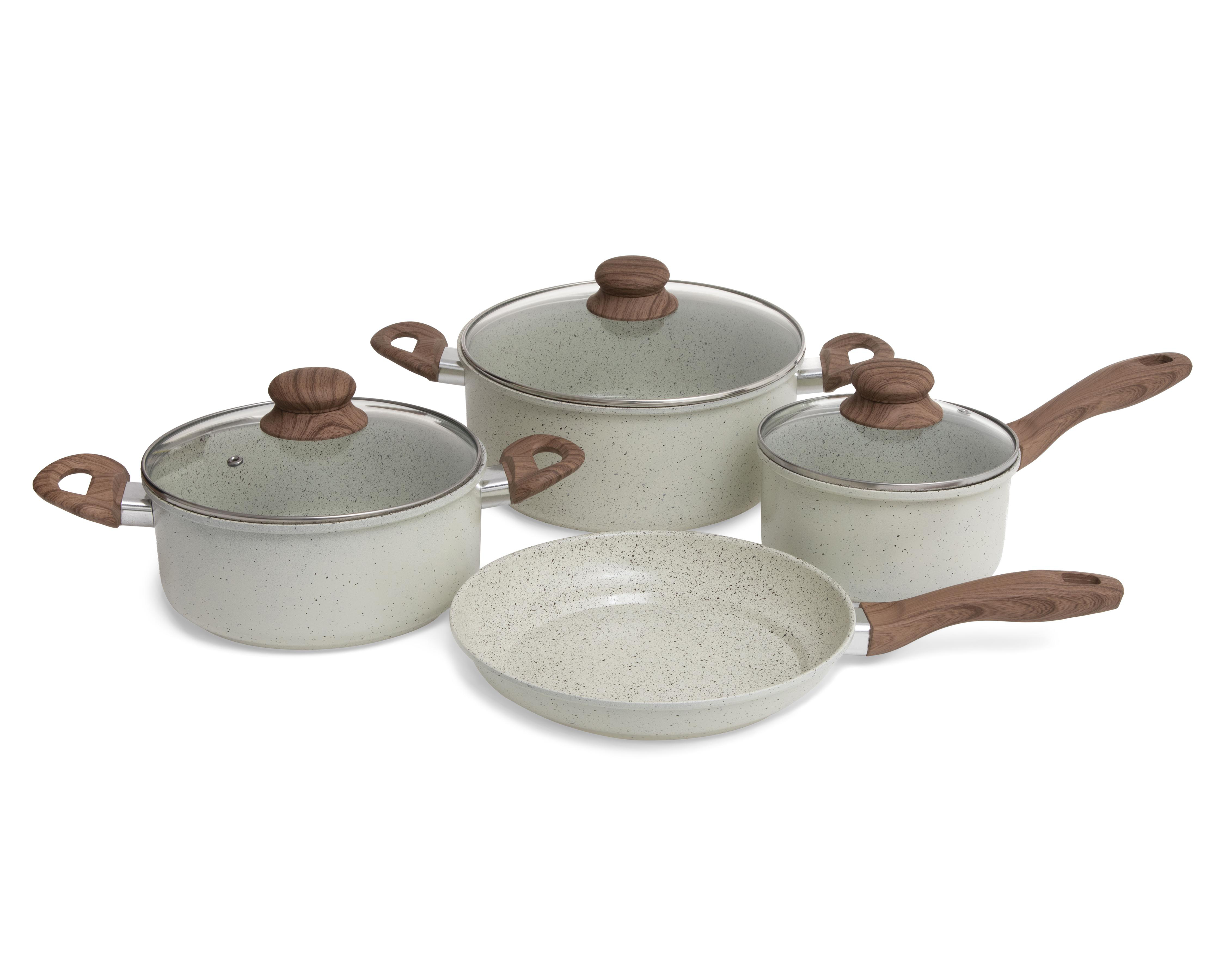 Batería de Cocina Alpine Cuisine 4 Piezas de Acero al Carbón $999