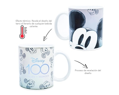Foto 2 | Taza Térmica de Cerámica Disney Mickey Mouse 325 ml