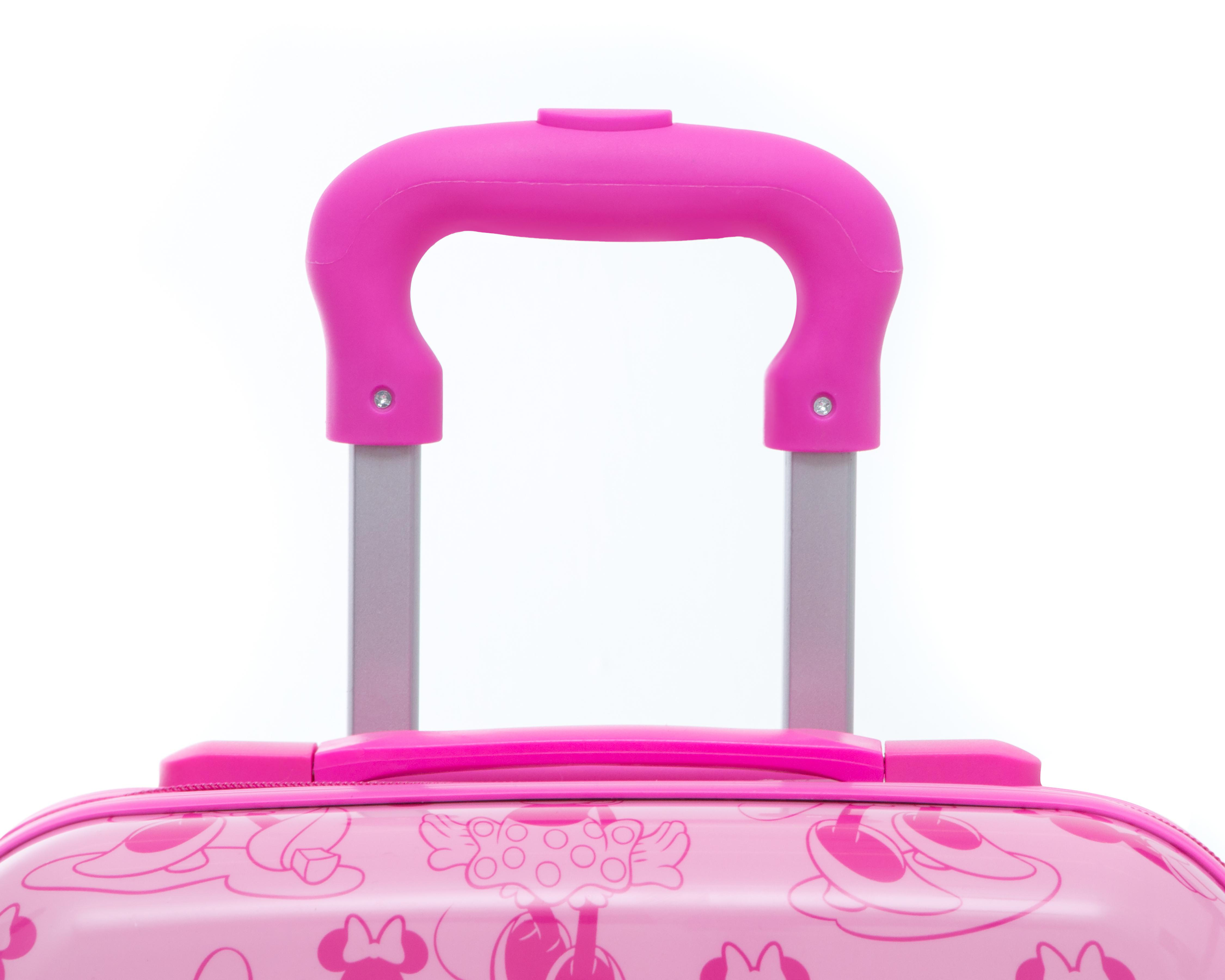 Foto 5 pulgar | Maleta con Ruedas Minnie Big Bow 21" Rosa