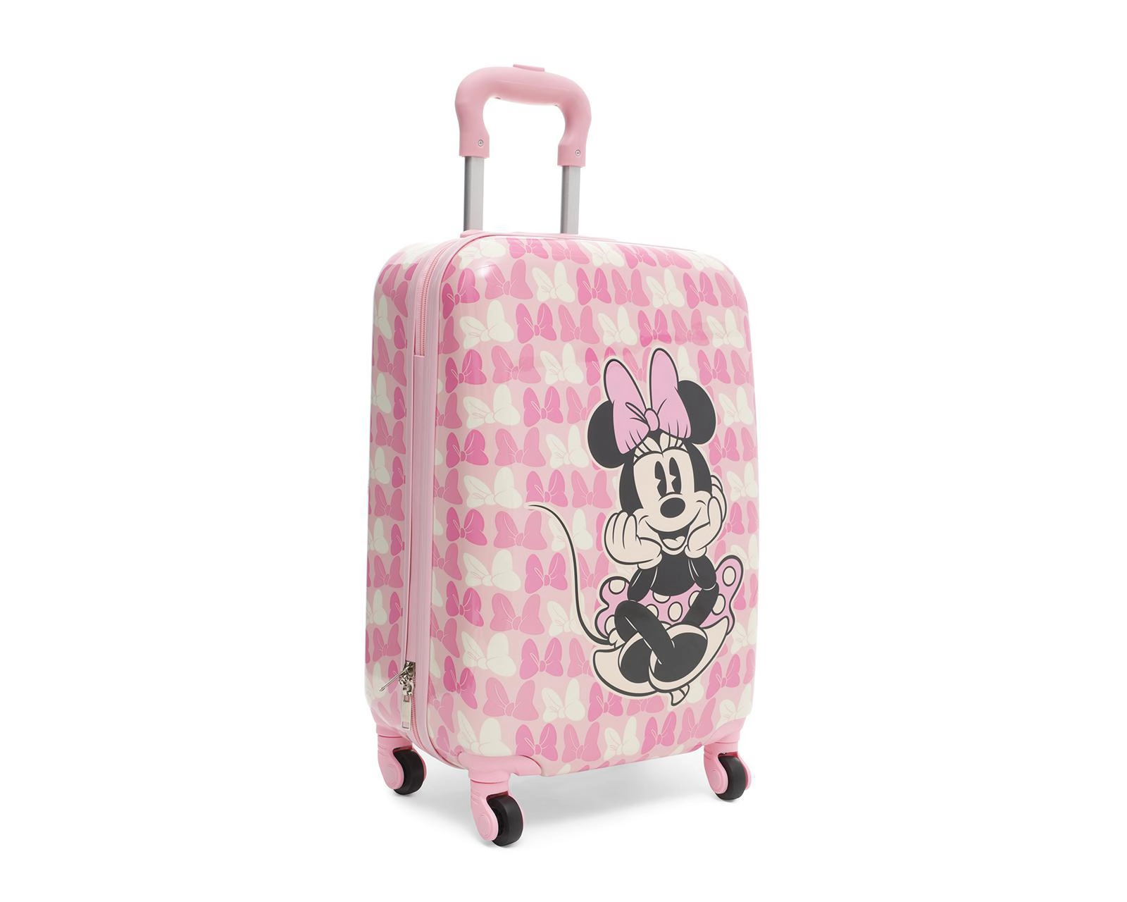 Maleta con Ruedas Minnie Bows 21" Rosa