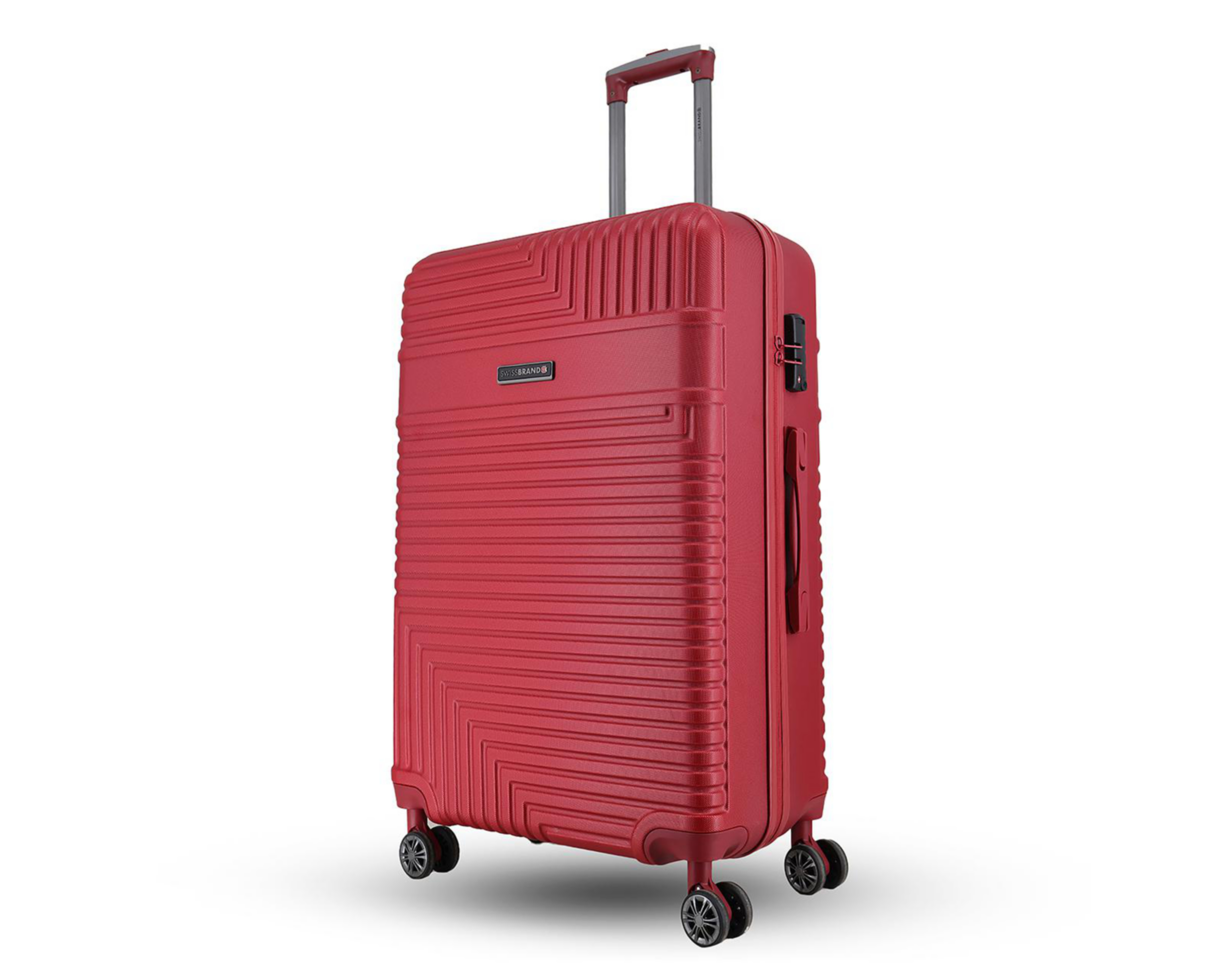 Foto 3 pulgar | Maleta con Ruedas Swissbrand 28" Roja