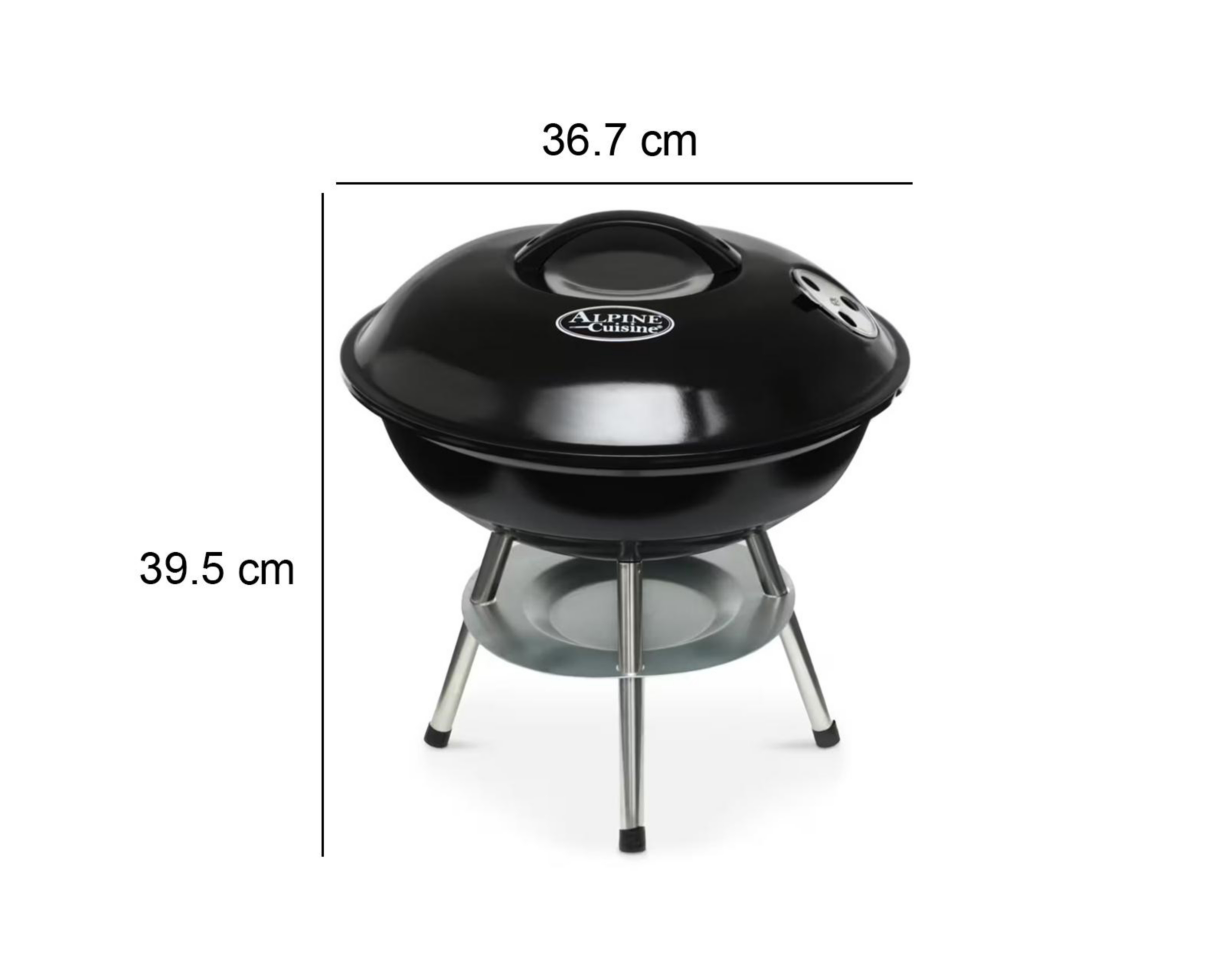 Foto 5 pulgar | Asador de Carbón Alpine Cuisine 39.5 cm