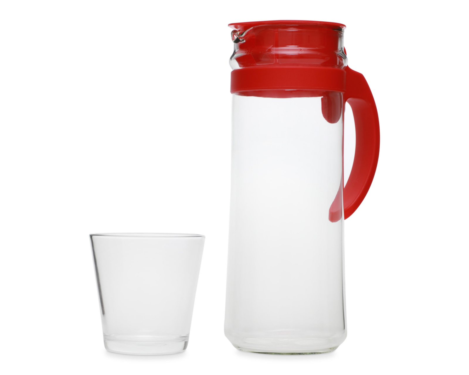 Foto 1 | Jarra de Vidrio Glazé con 4 Vasos