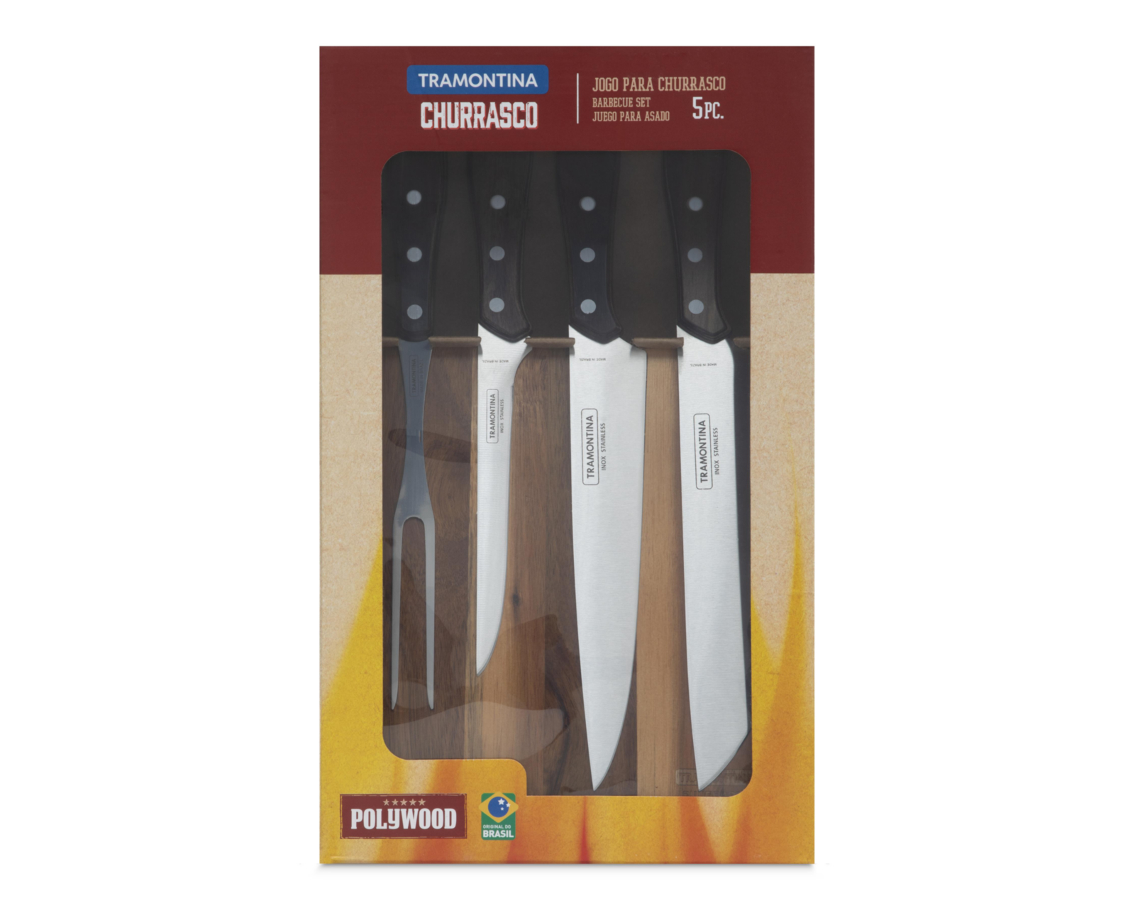 Set de Asado Tramontina 5 Piezas $1,799