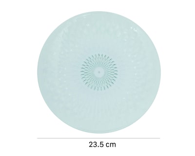 Foto 6 | Plato Plano de Plástico Azul