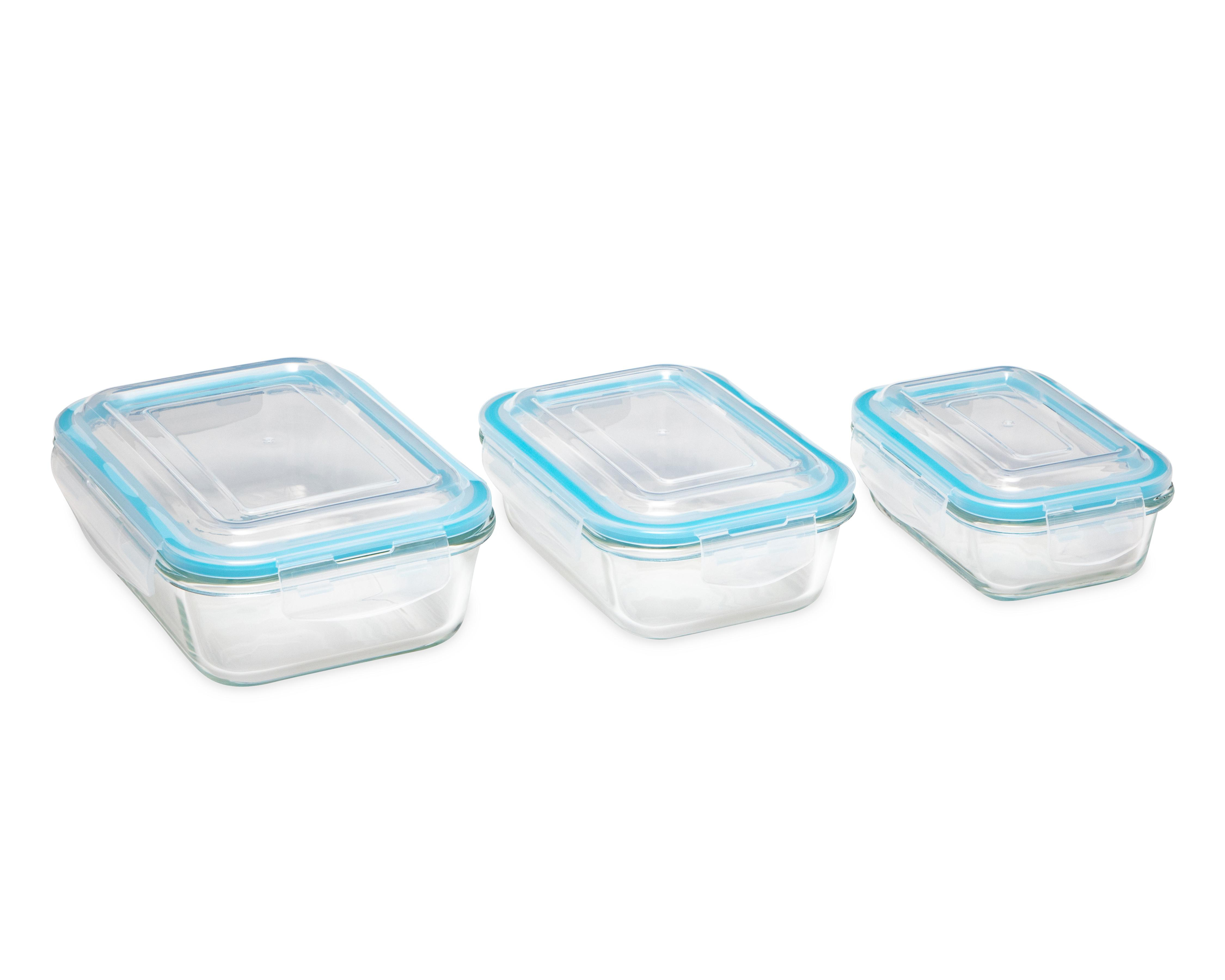 Contenedor de Vidrio +Simple 3 Piezas $259