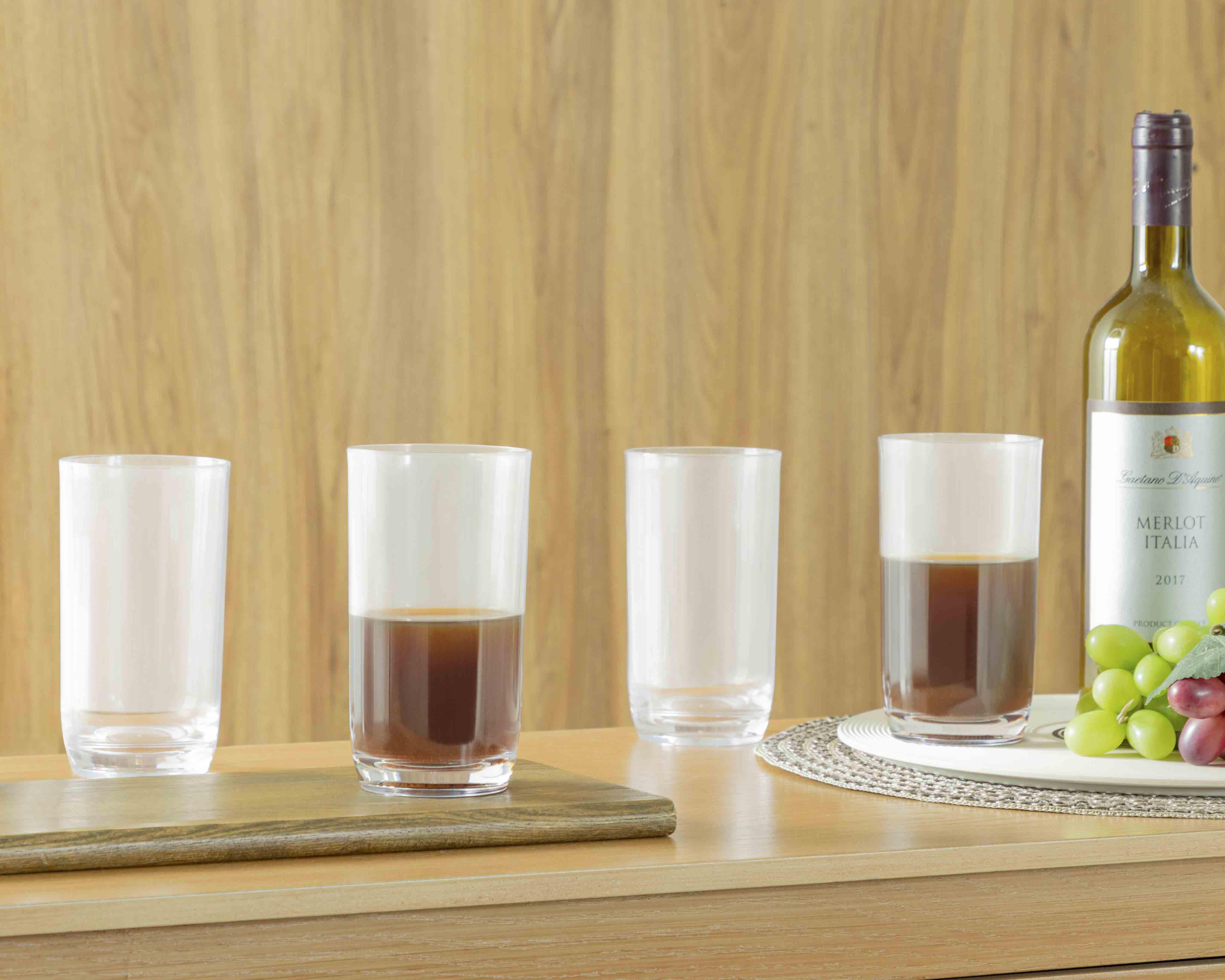 Foto 4 pulgar | Vaso de Vidrio Starhaus 4 Piezas