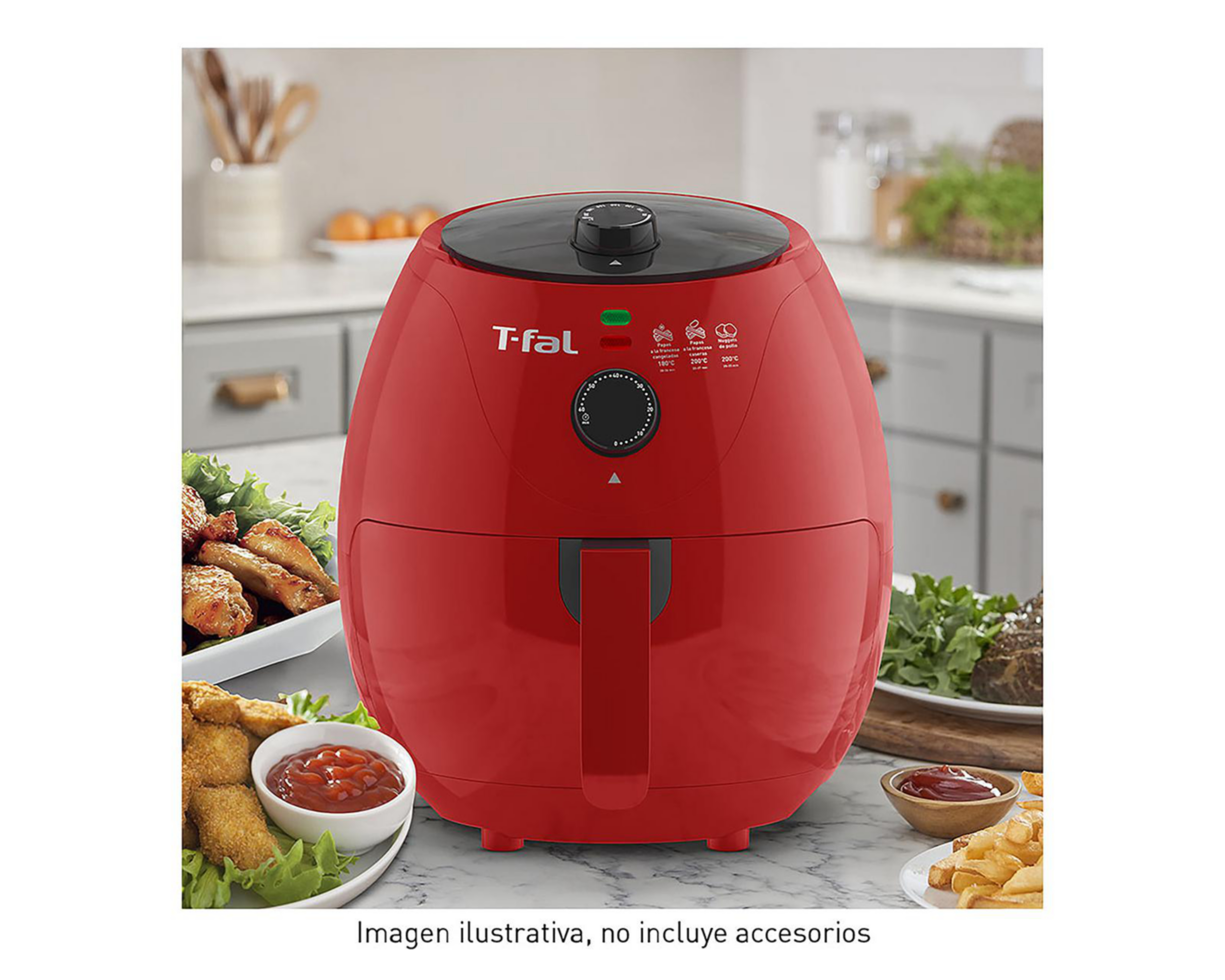 Foto 5 pulgar | Freidora T-FAL EY1225MX 3.2 L