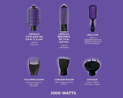 Foto 9 | Cepillo de Cabello Eléctrico Infiniti Pro Conair BC123ES con 5 Accesorios