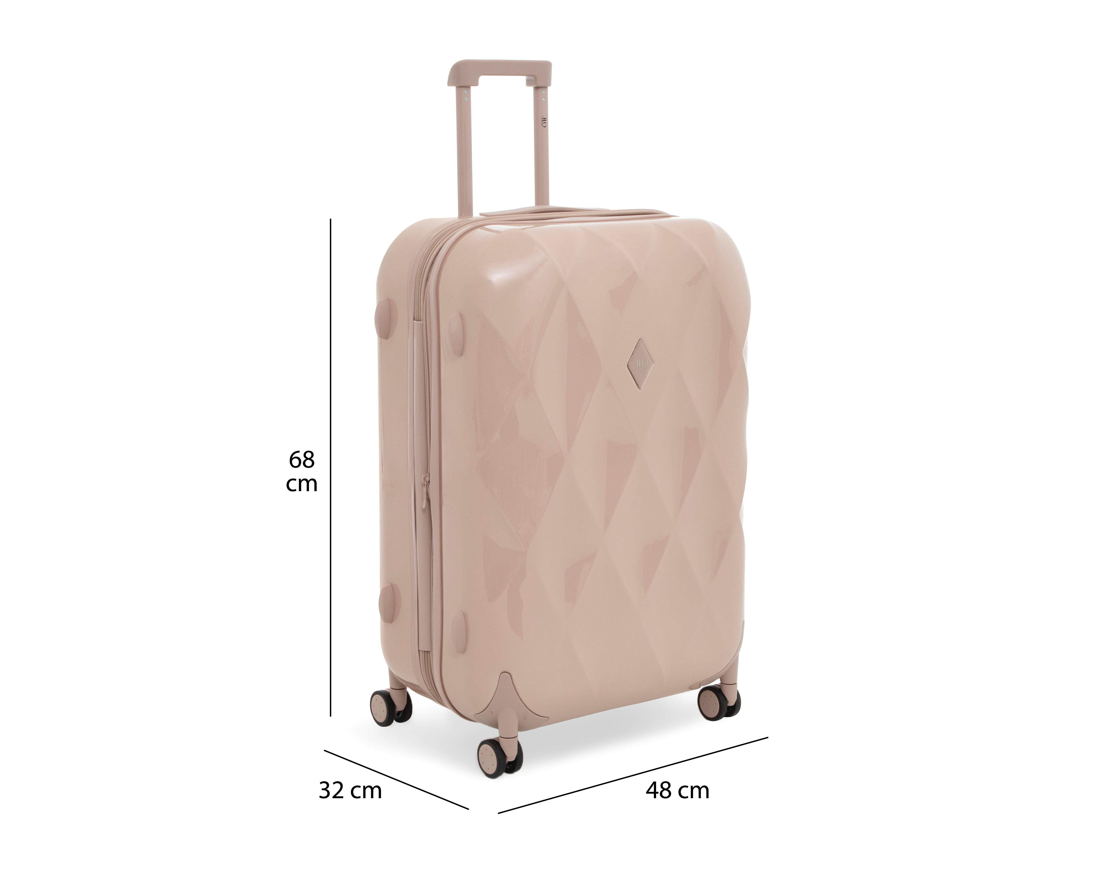 Foto 8 pulgar | Maleta con Ruedas Jennifer Lopez Vogue 28" Beige
