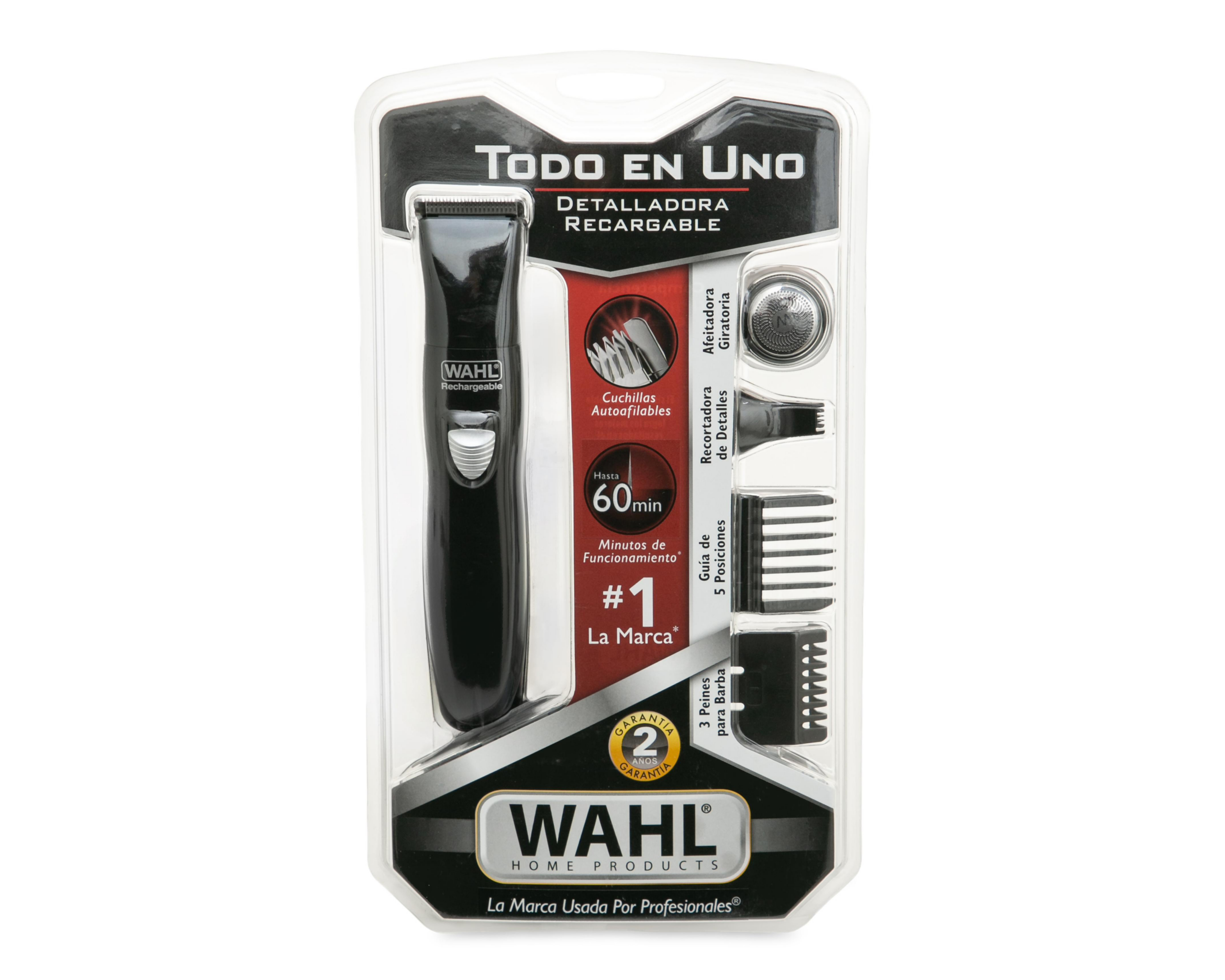 Recortadora Wahl All in One 9865MX Recargable 5 Piezas $599