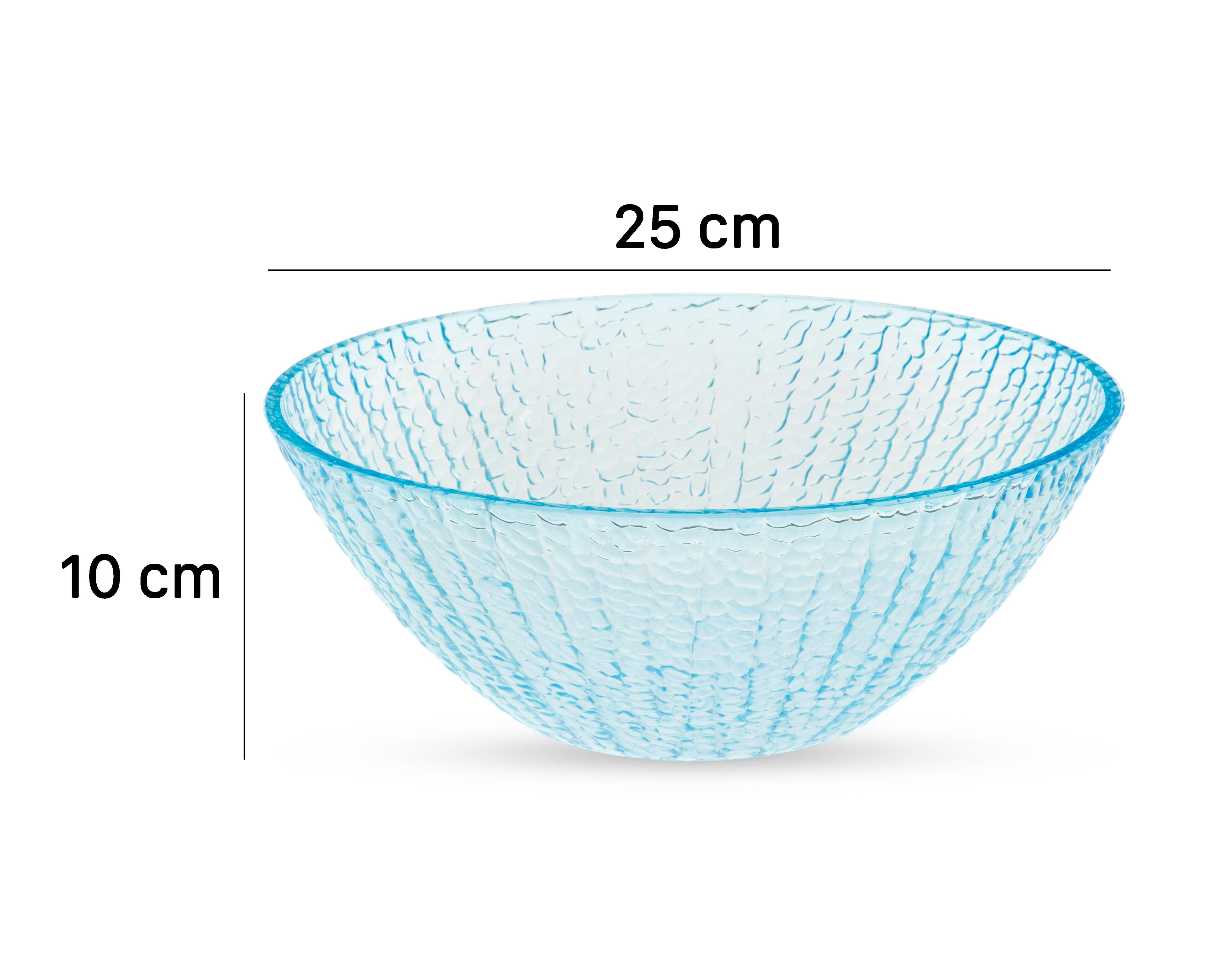 Foto 5 | Plato Sopero de Plástico Azul