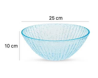 Foto 5 | Plato Sopero de Plástico Azul