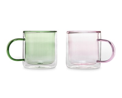 Foto 1 | Taza de Vidrio Starhaus 2 Piezas
